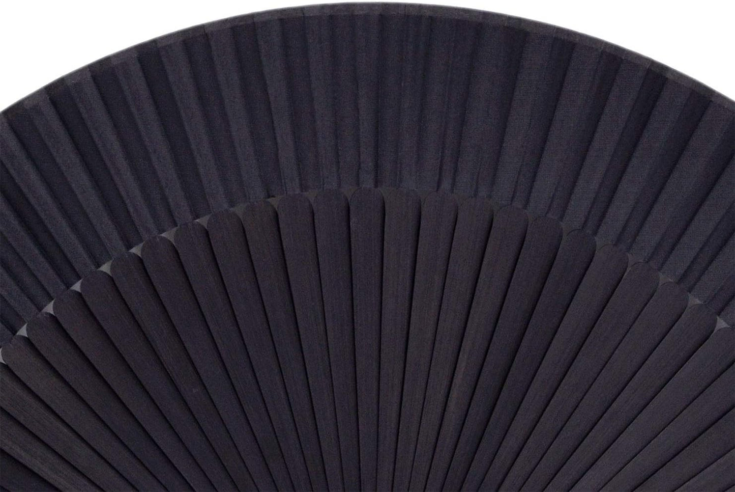 Amajiji 8.27"(21cm) Hand Held Bamboo Silk Folding Fan Hand Fan,Chinese/Japanese Charming Elegant Vintage Retro Style,Women Ladys Girls Best Gifts (Black)