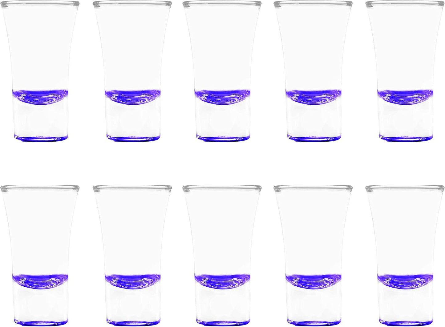 DISCOUNT PROMOS 2 oz. Lord Shooter Etched Shot Glasses, 10 pack, 21st Birthday Party, Lounge Glassware, Purple