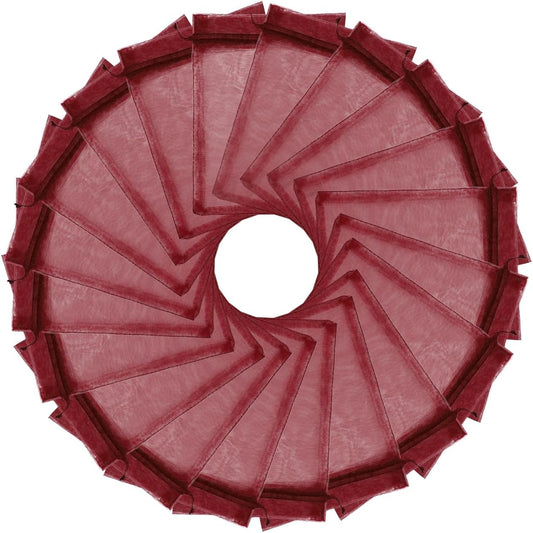 Wudygirl 100 PCS Organza Bags - 5X7 Inch Sheer Organza Bags with Drawstring for Jewelry, Wedding Favor, Candy (Wine Red 5X7)