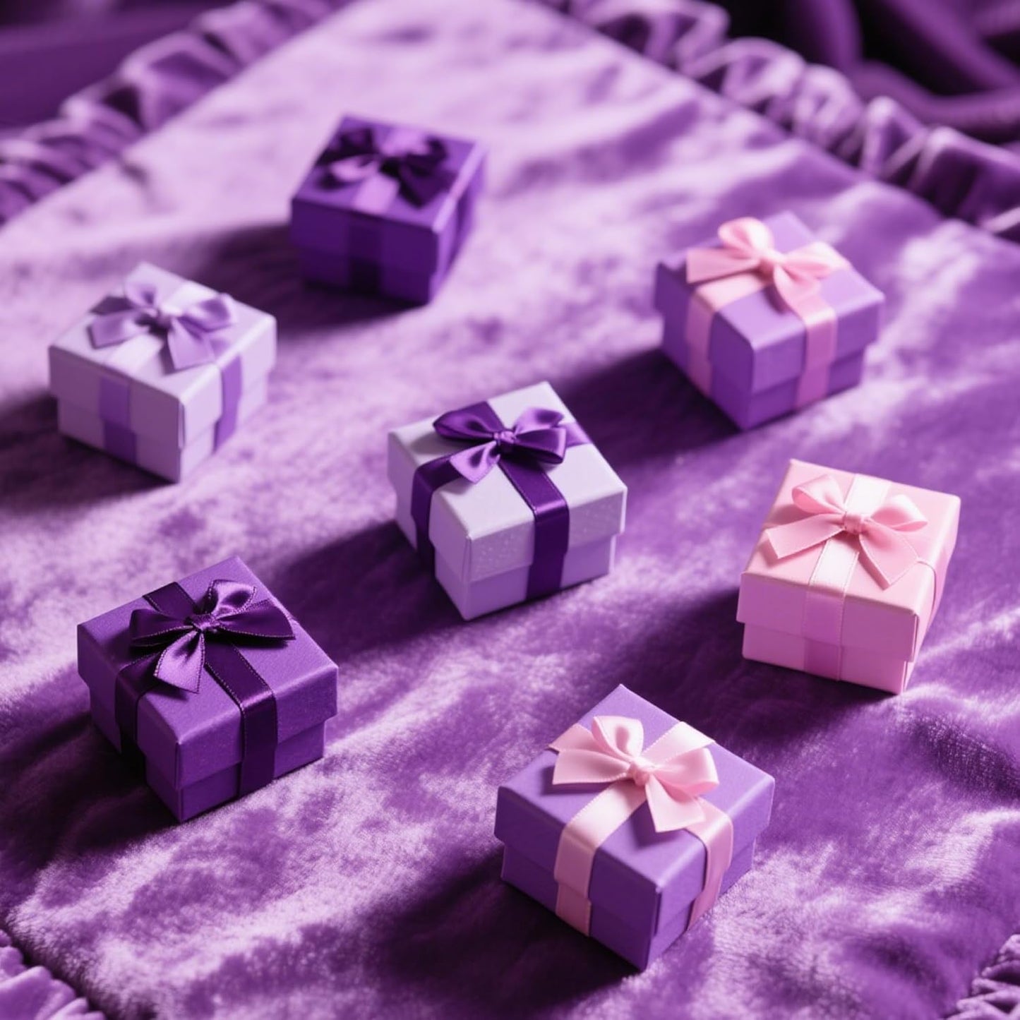 3/8" 6 Colors X 25 Yards Purple Satin Ribbon,150 Yards Assorted Colors Satin Ribbons for Flower Bouquet,Ribbons for Gift Wrapping Happy Birthday Party Decorations