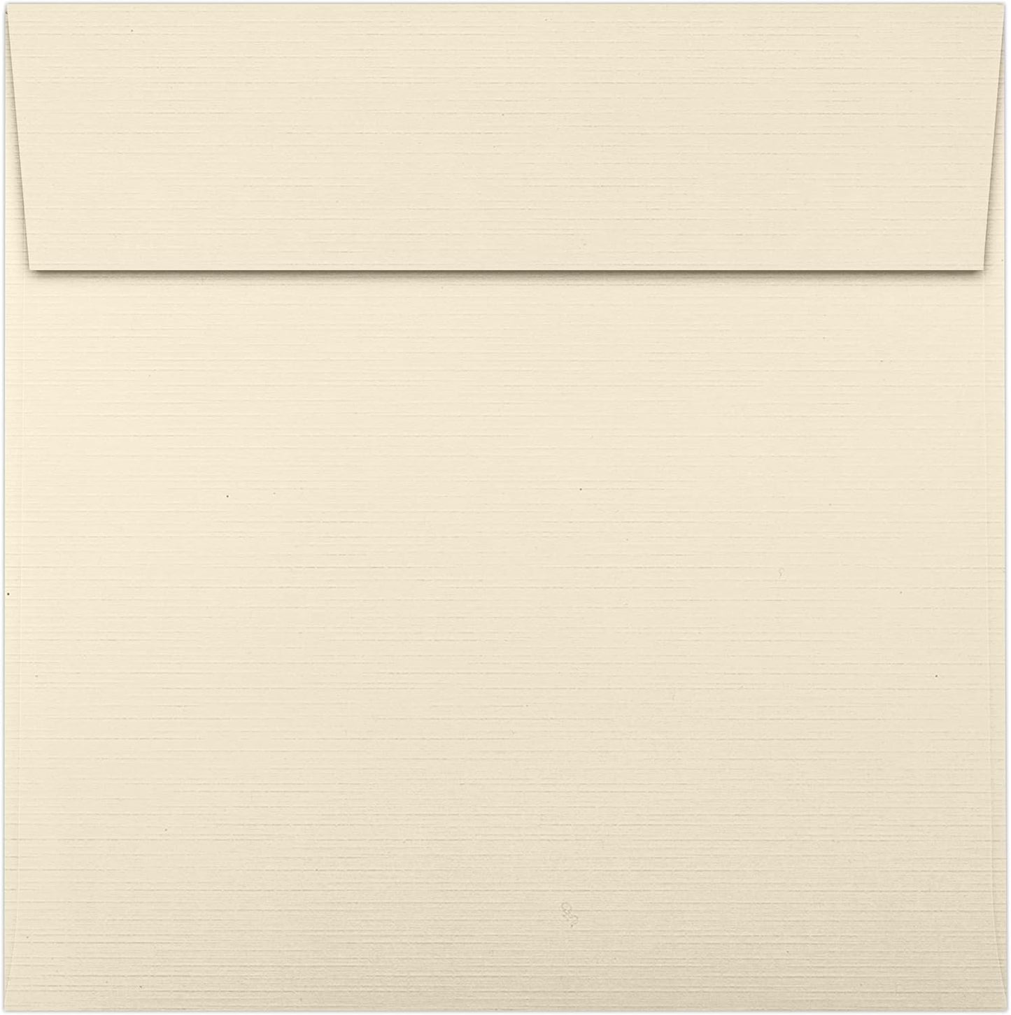 LUXPaper Square Invitation Envelopes | Peel & Press | 6 1/2" x 6 1/2" | Natural Linen | 80lb. Text | 50 Qty