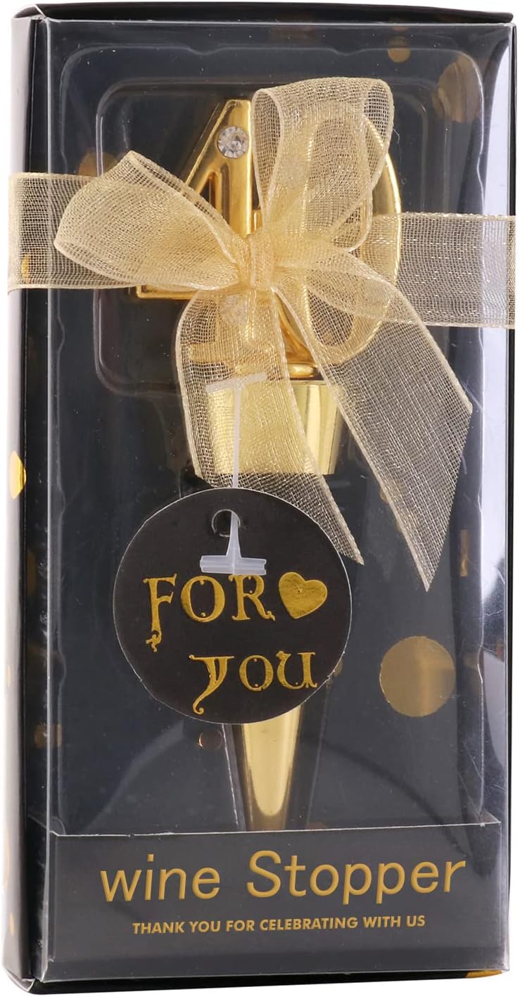 24 Pack 40th Birthday Favors For Guests 40 Years Old Wine Bottle Stopper With Gift Box For 40th Wedding Gift Party Favor Decoration