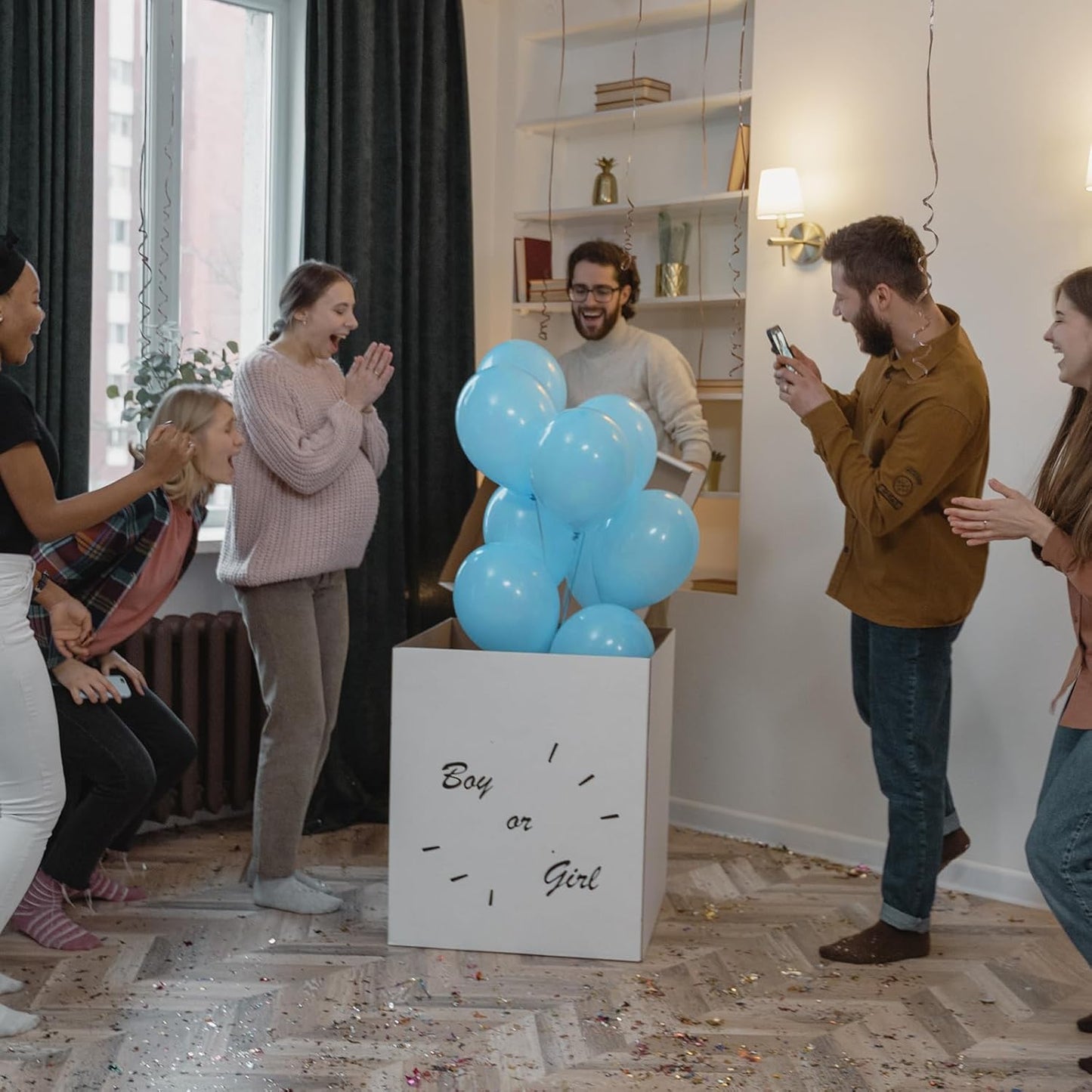 KAWKALSH Light Blue Balloon 12 Inch, 110pcs Latex Party Balloons Helium Bright Color for Birthday Baby Shower Wedding Party Supplies Arch Garland Decoration