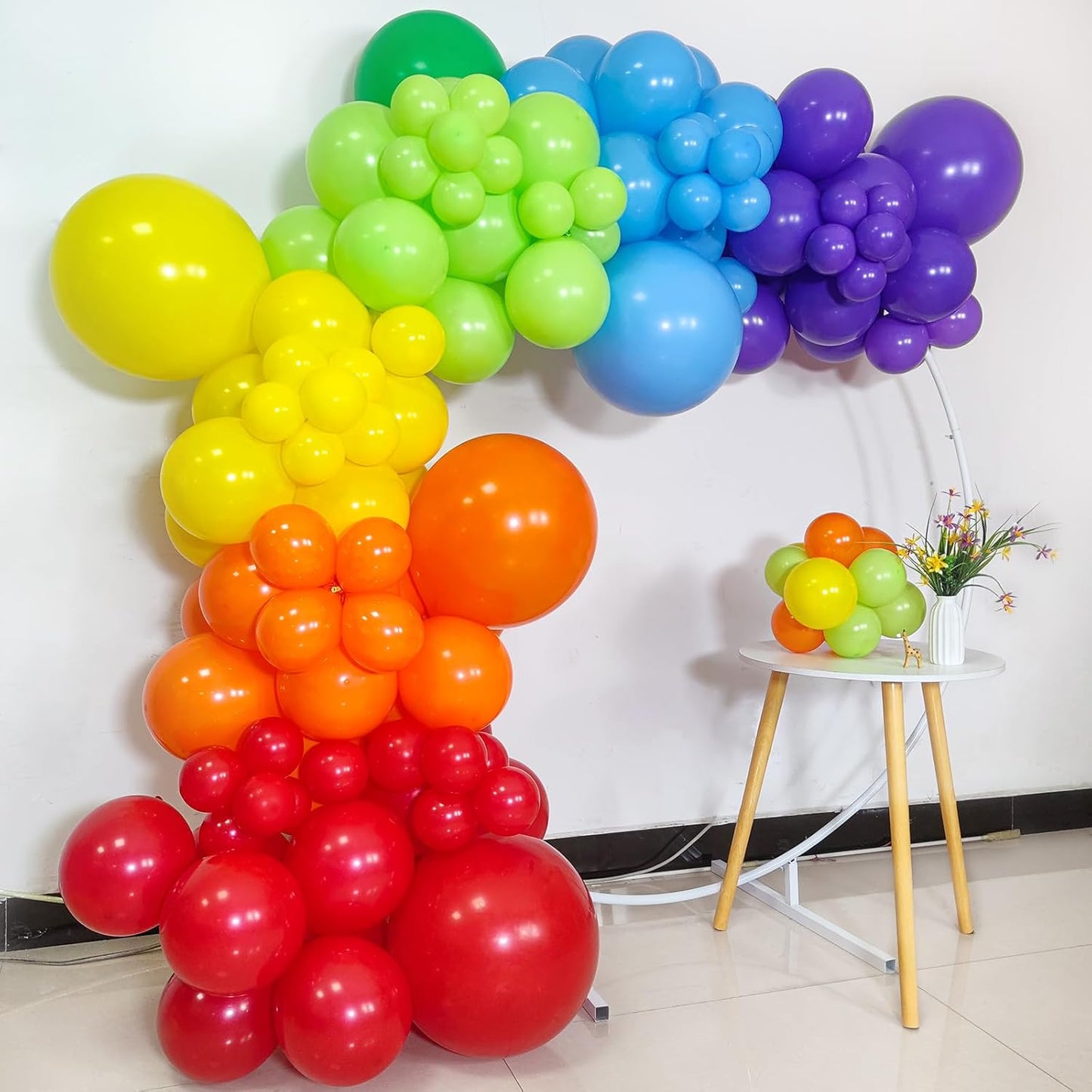 KAWKALSH Yellow Balloon Arch Kit 111Pcs 18 12 5 Inch Latex Party Balloons Garland for Birthday Baby Shower Wedding Engagement Anniversary Christmas Party Decorations