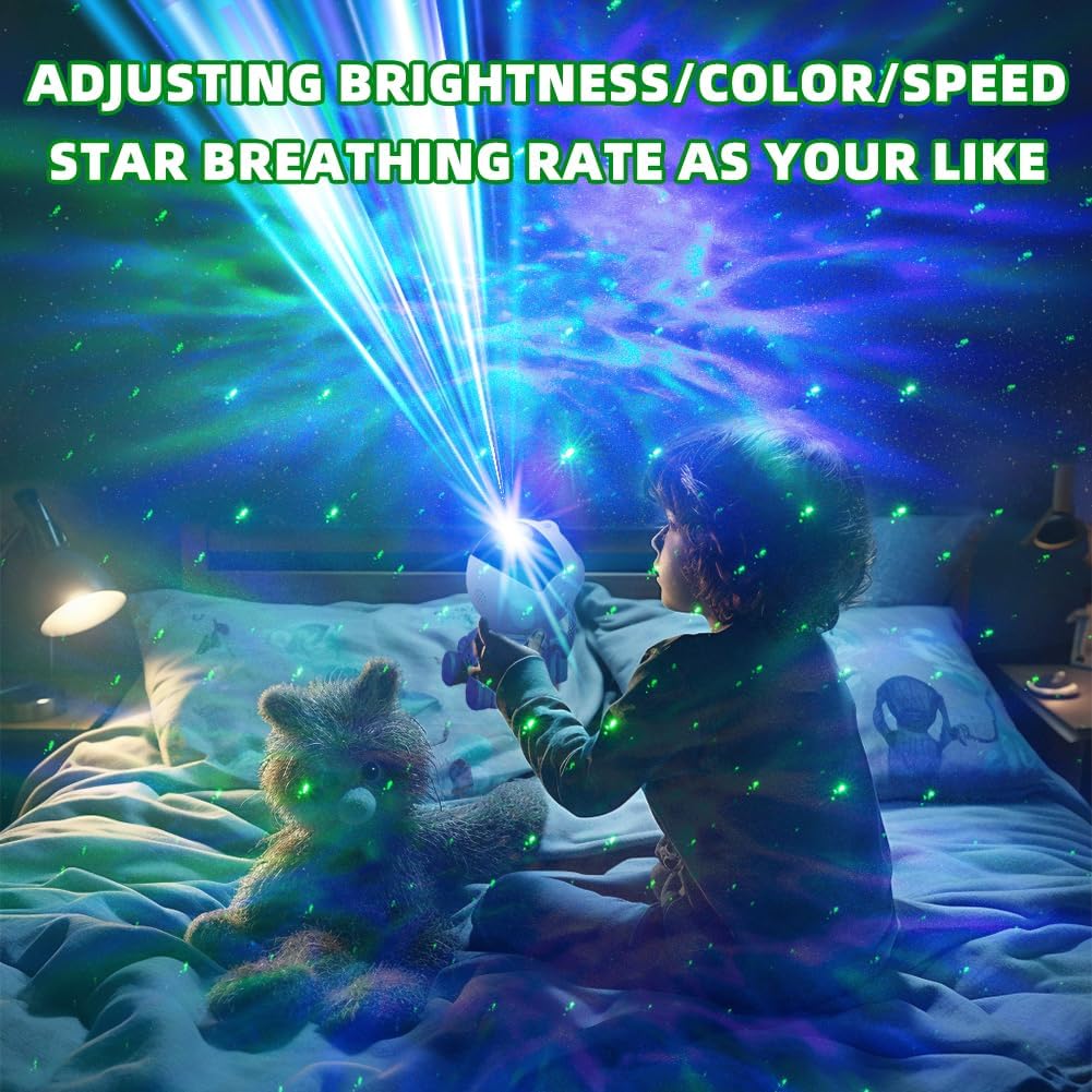 Astronaut Galaxy Projector Star Projector Galaxy Night Light Space Buddy Projector with Nebula and Remote Control for Bedroom Best Gifts for Children and Adults