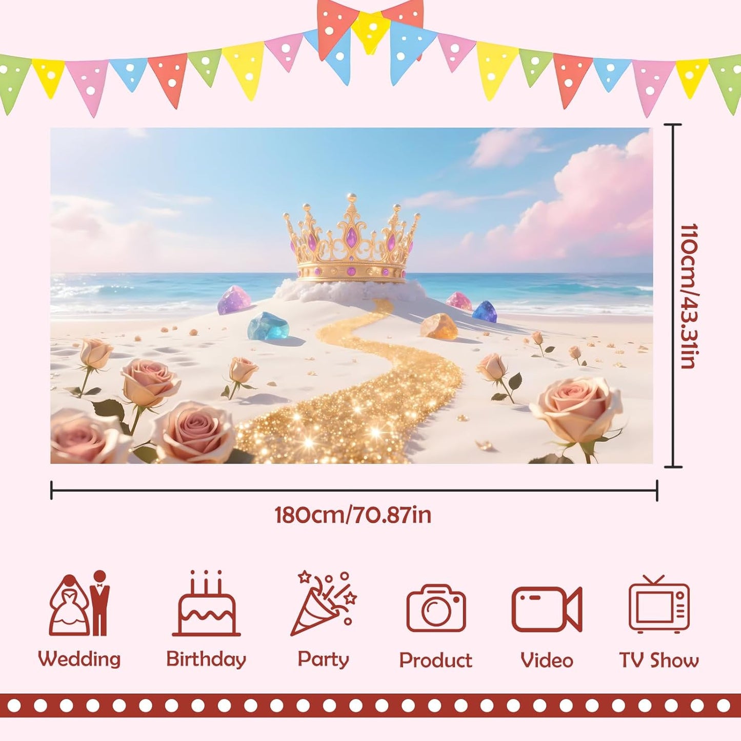 9Line 13L Helium Tank Up To 50 Latex Balloons,Helium Tank For Balloons At Home,50 12-Inch Rose&Gold Latex Balloons, 15 Foil Balloons, 1 5.9X3.6Ft Backdrop, 8 Accessory Tools