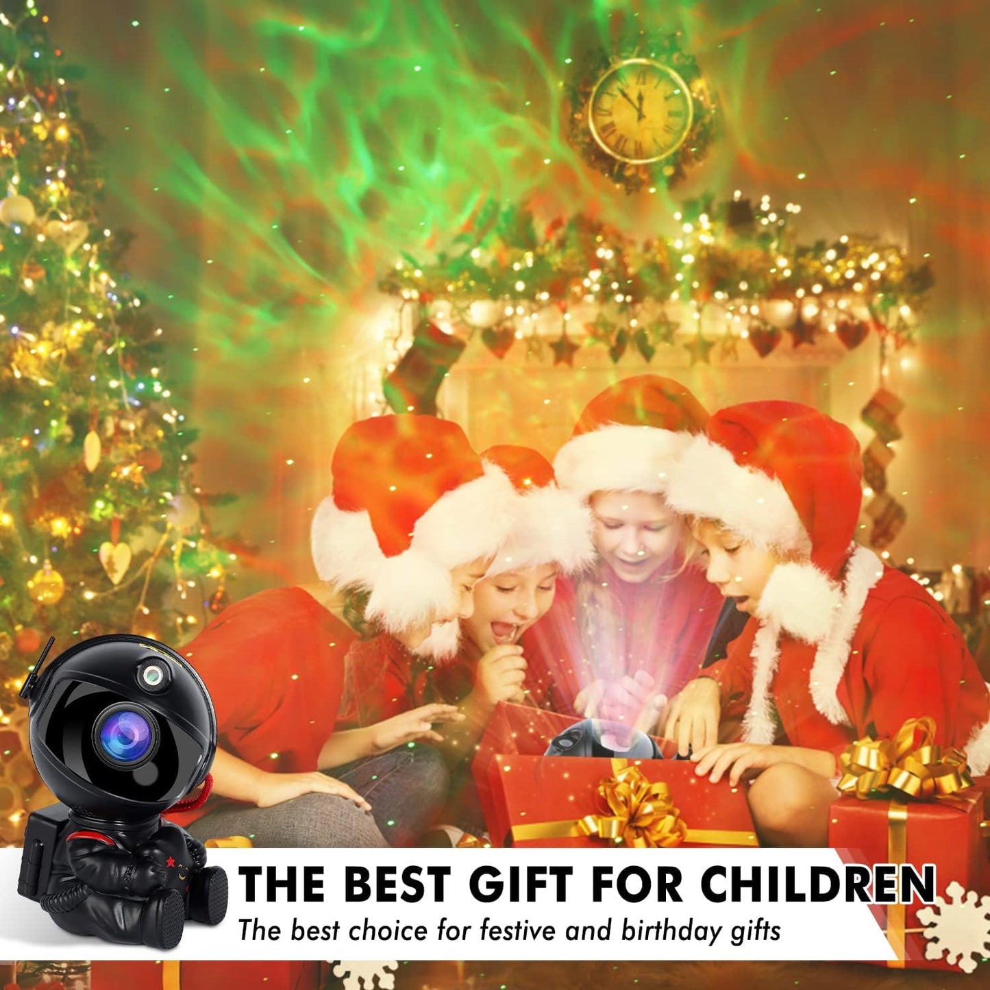 Astronaut Kids Nebula Star Light - Galaxy Bedroom/Adult Playroom Projector, Home Theater Decoration