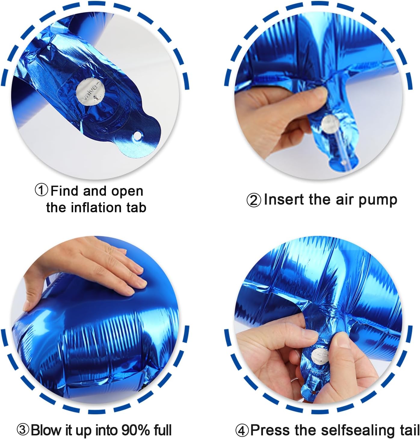 Navy Blue Jumbo Number 30 Balloon 40 Inch, Boy Girl 30 Birthday Supplies, Foil Helium 30 Birthday Giant Balloon, Mylar Blue Number Balloons Anniversary Decorations