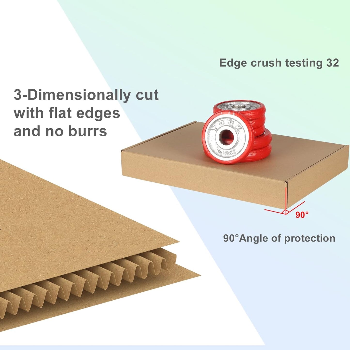 MEBRUDY 4x4x2 Inches Shipping Boxes Pack of 100, Small Corrugated Cardboard Box for Mailing Packing Literature Mailer