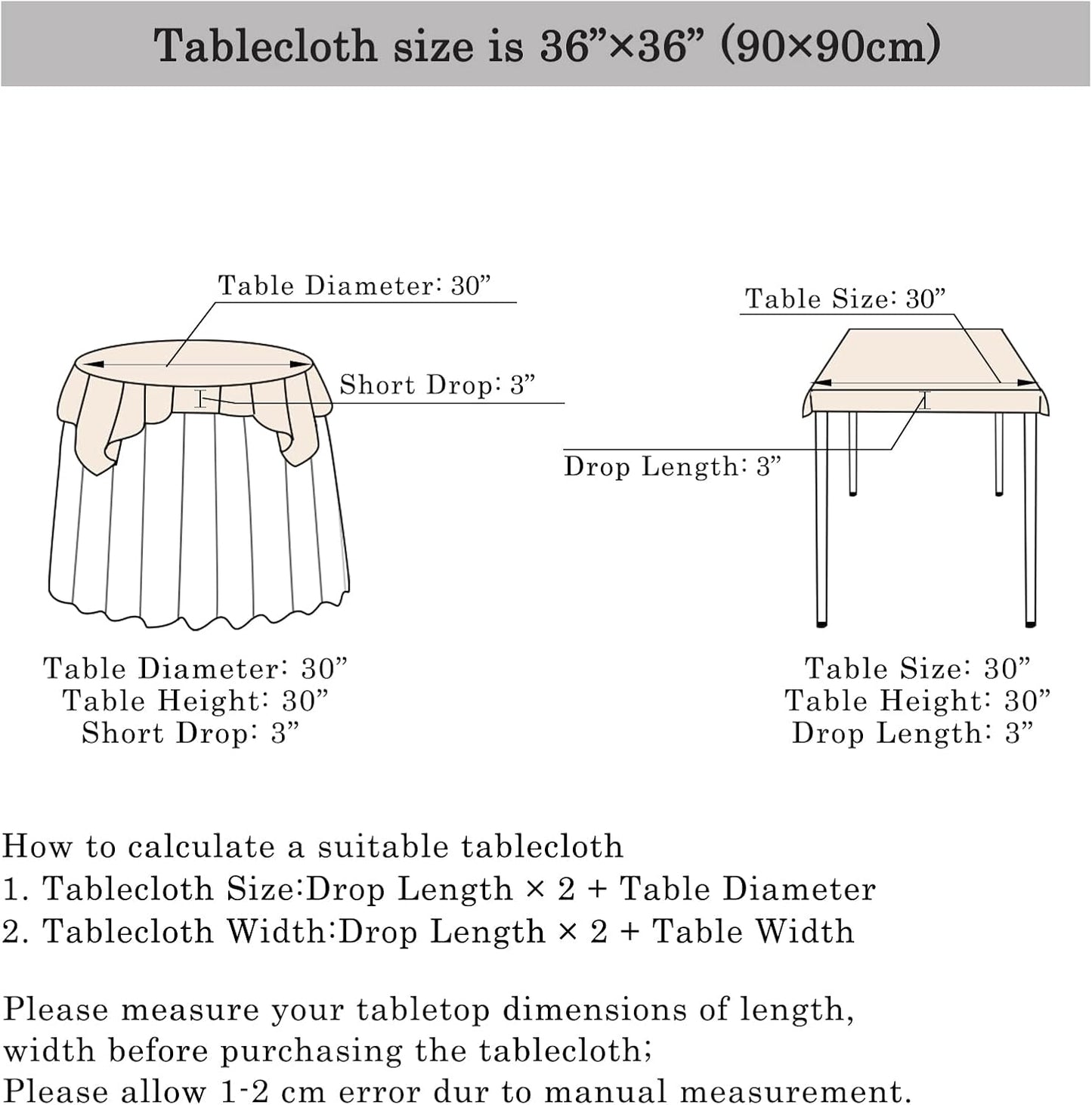 ShinyBeauty Silver Tablecloths 36X36 Inch 2 Pieces Sequin Table Cloth for Party Sparkle Table Cloths Square Small Grey Shimmer TableclothOverlay for Wedding Birthday Cake Tables