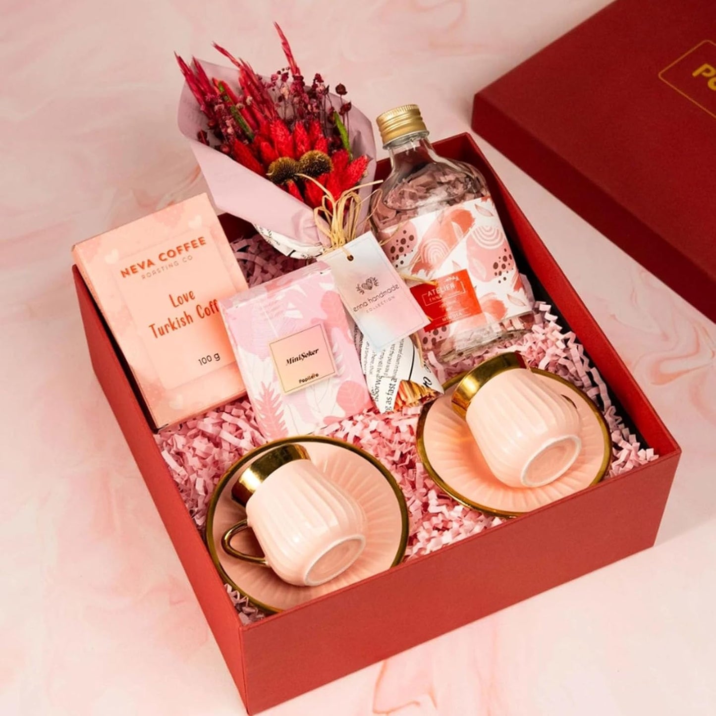 1 LB Light Pink Crinkle Cut Paper Shred Filler Great for Gift Wrapping, Light Pink Basket Fillers, Birthday, Gift Wrapping, Anniversary, Halloween Thanksgiving Christmas Party Decor Filling Supplies