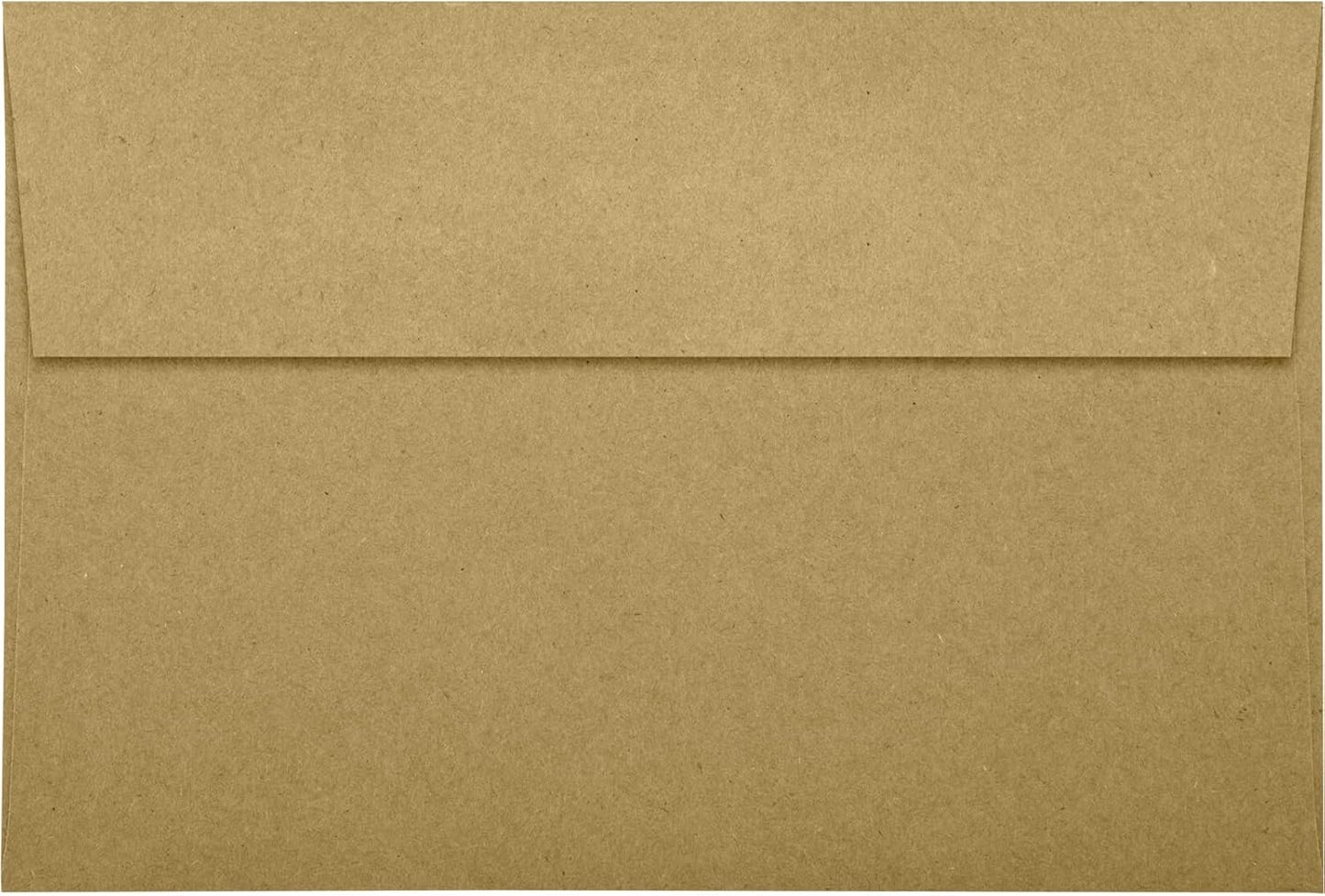 LUXPaper A10 Invitation Envelopes | Peel & Press | 6" x 9 1/2" | Grocery Bag Brown | 70lb. Text | 50 Qty