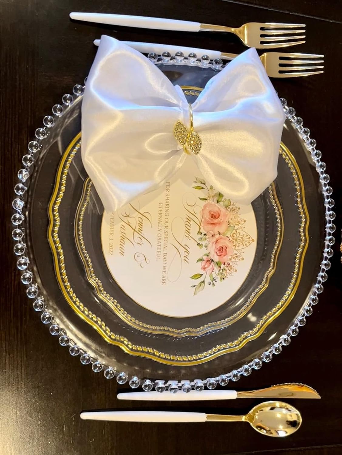 Set of 100 Napkin Rings Metal Gold Elegant Bling Leaves Rhinestone Napkin Ring, Napkin Rings Bulk Dinner Banquet Serviette Decor, Dining Table Setting for Thanksgiving Christmas Holiday Wedding Party