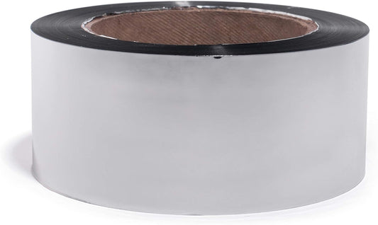 TCDesignerProducts Silver Metallic Streamer, 2 Inches x 500 Foot