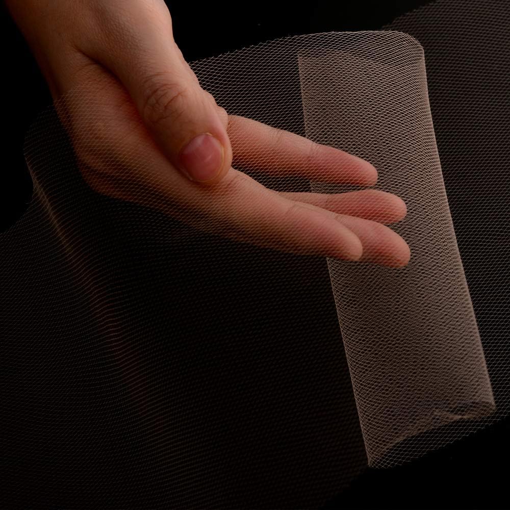 Tulle Rolls 6” by 100 Yards (300 feet) Tulle Roll Spool Fabric for DIY Tutu Skirts Wedding Baby Shower Crafts Decorations Party Supplies (Ivory)