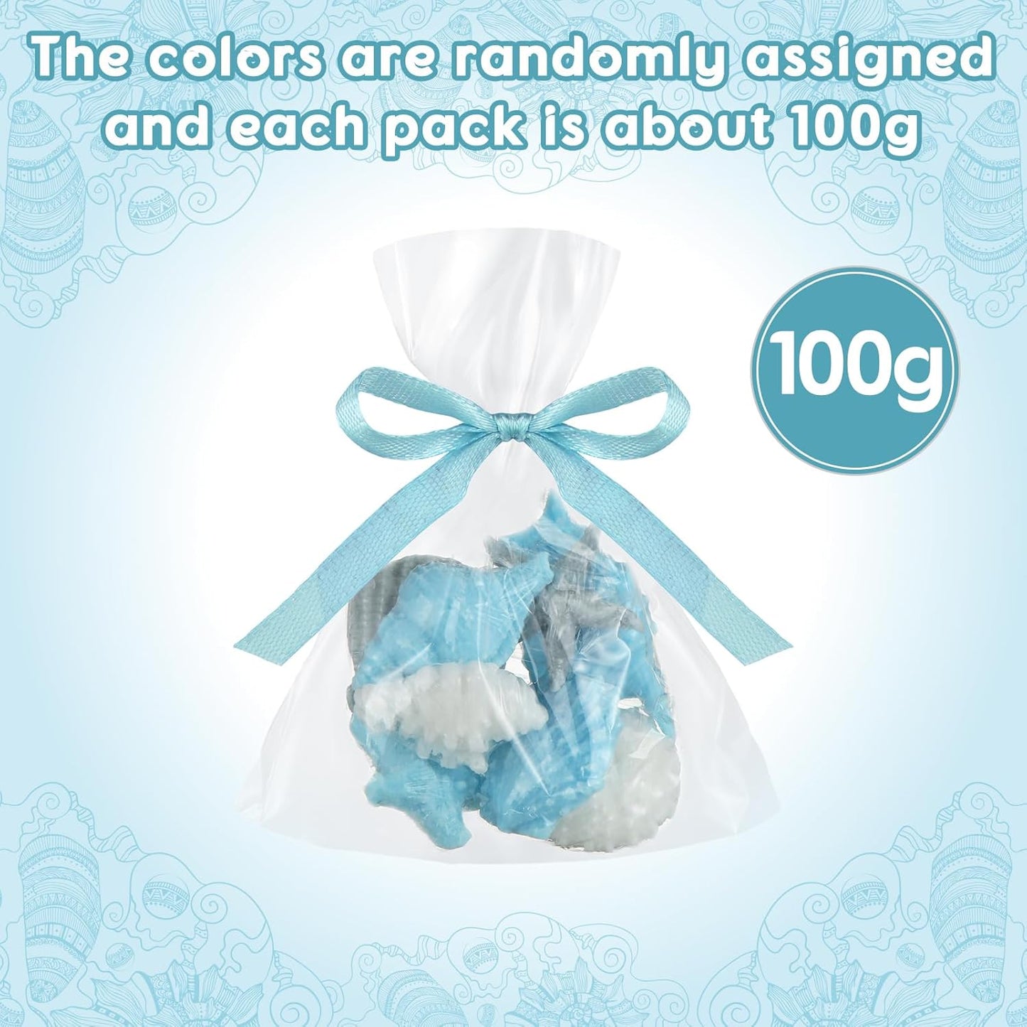 200g Sea Glass Soap Decor Seashell Decorative Soaps for Bathroom Home Decor Beach Wedding Nautical Wedding Party Favors Beach Bridal Shower Favors(Seashell)