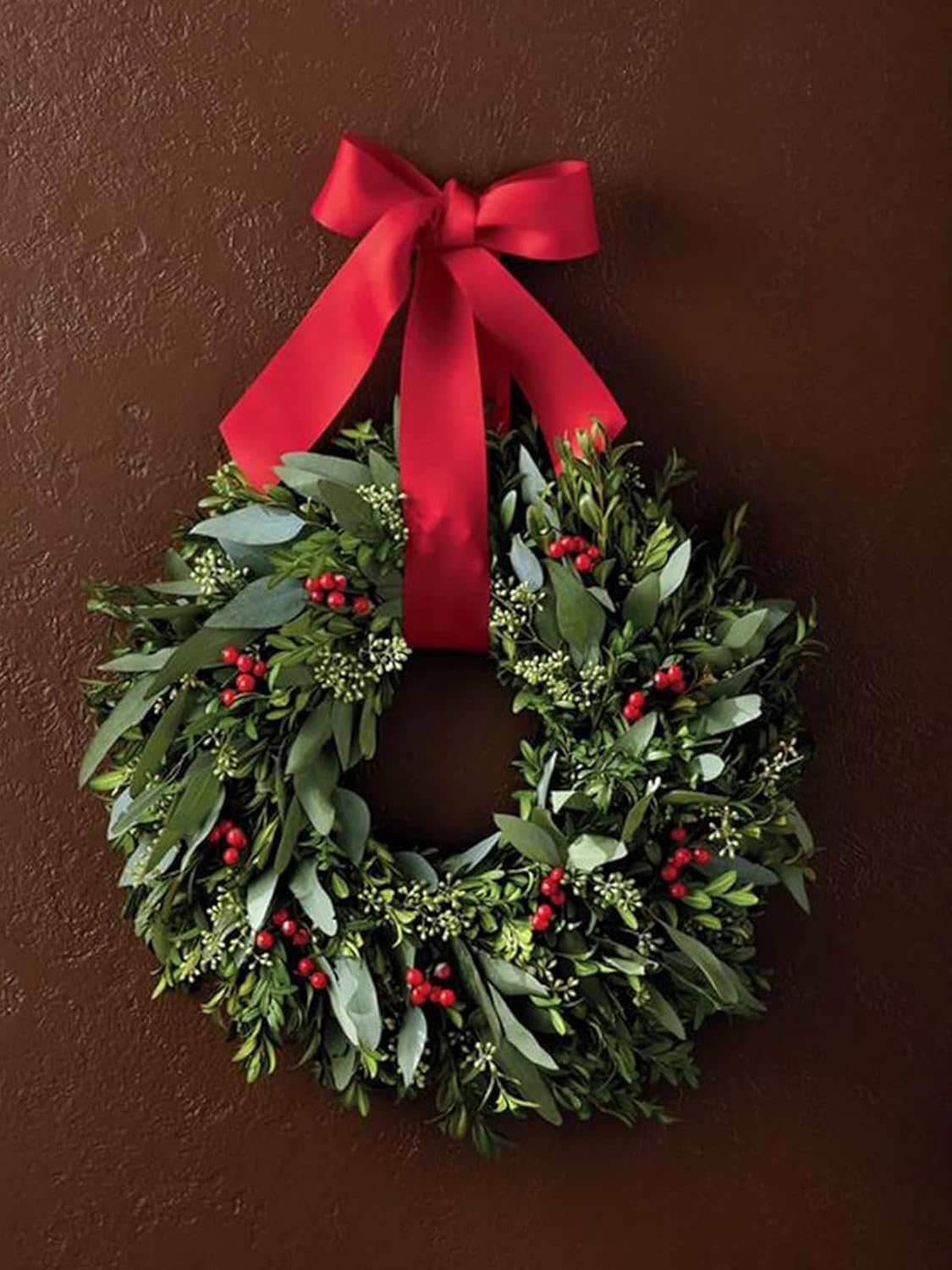 1" x 50 Yards Red Satin Ribbon Single Faced Fabric Ribbons for Gift Wrapping, Crafting, Bows Making, Flower Bouquet, Wedding, Home Decor