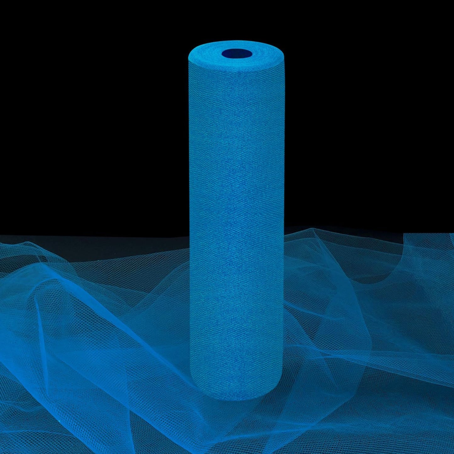 Turquoise Tulle Fabric Rolls 54 Inch by 10 Yards Fabric Tulle Bolt for Wedding Decorations DIY Tutu Baby Shower Table Skirt Birthday Party Craft Supplies