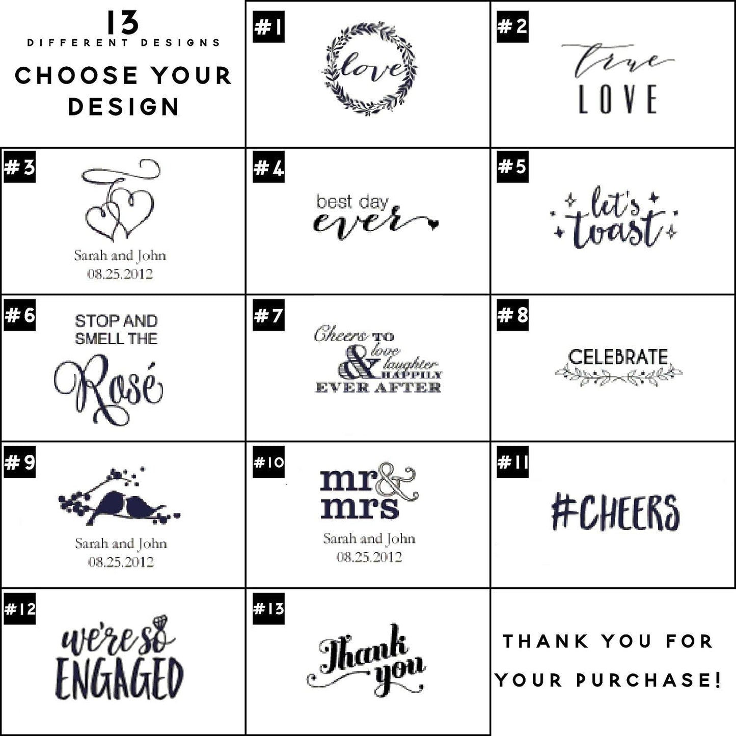 Weddingstar Personalized Printed Paper Napkins 3-Ply 40 Pack Dinner - Rectangular Fold Wine