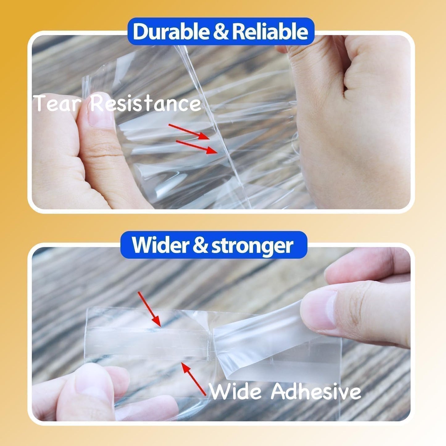 PigPotParty 5''x 7" Clear Plastic Cellophane Gift Wrap Bags, 100 Pcs Small Self Sealing Cookie Bags for Gift, Party favor, Candy, Treat, Goodies, Snack, Self Adhesive Resealable