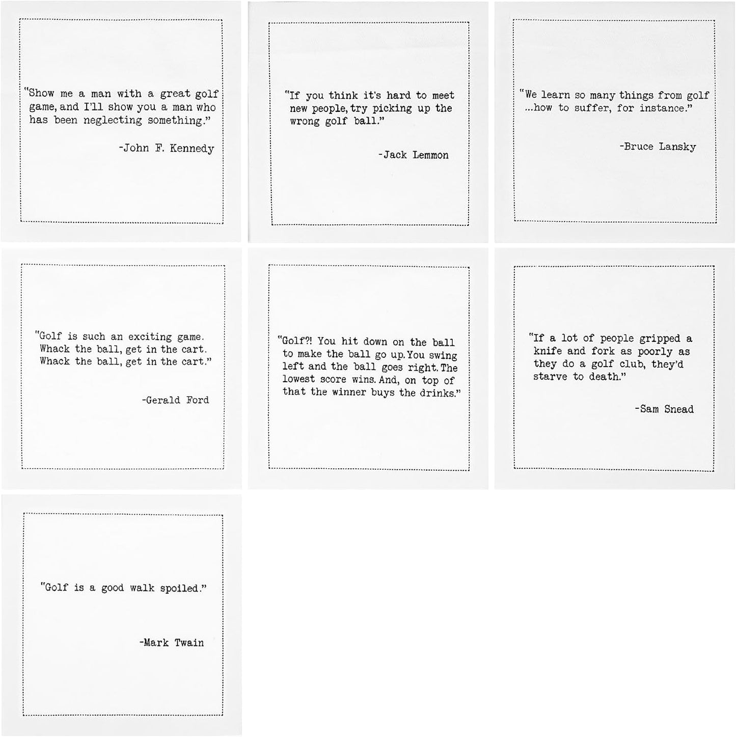 Five Star Napkins - White Cotton Cloth Napkins, 4.5" x 4.5" - (50 Pack) for Cocktails, Beverages, Parties, Weddings & Holidays