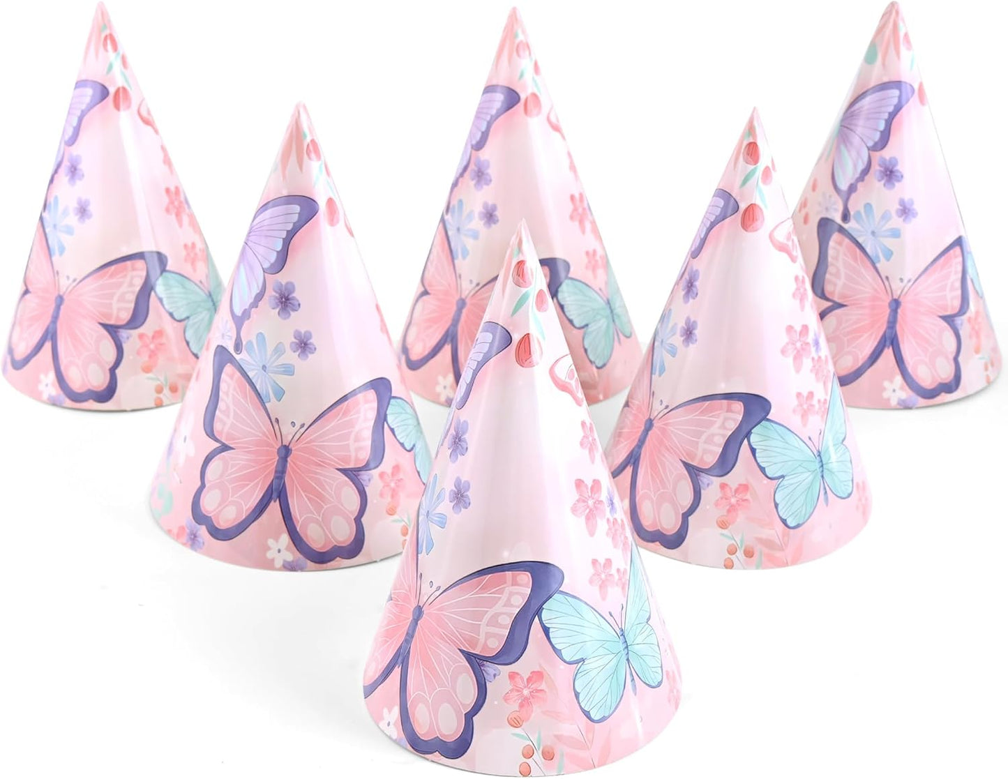 CANREVEL 12 PCS Party Hats for Kids and Adults, Party Headwear, Happy Birthday Hats, Birthday Party Decorations