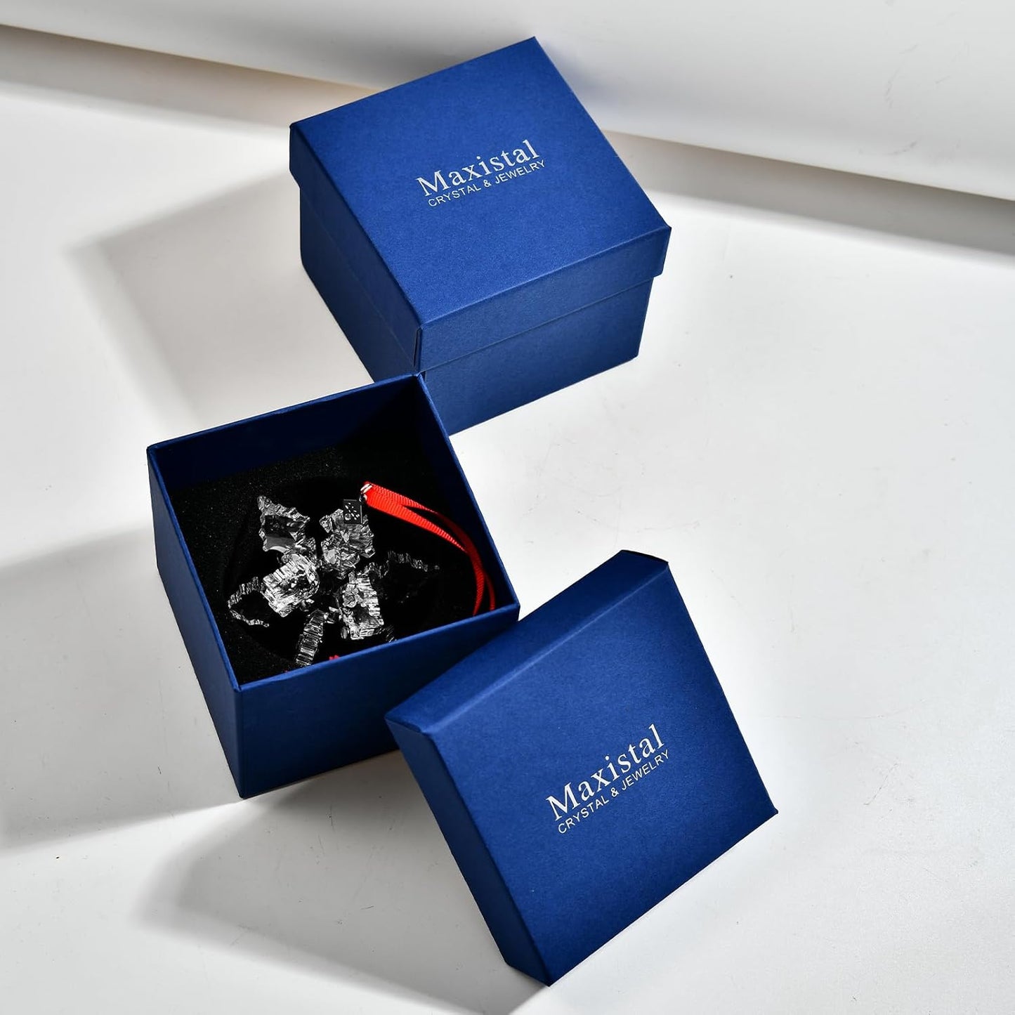 2025 Annual Edition 3D Crystal Snowflake Ornament Christmas Ornament Home Decor Gift (2025-Clear 3D)