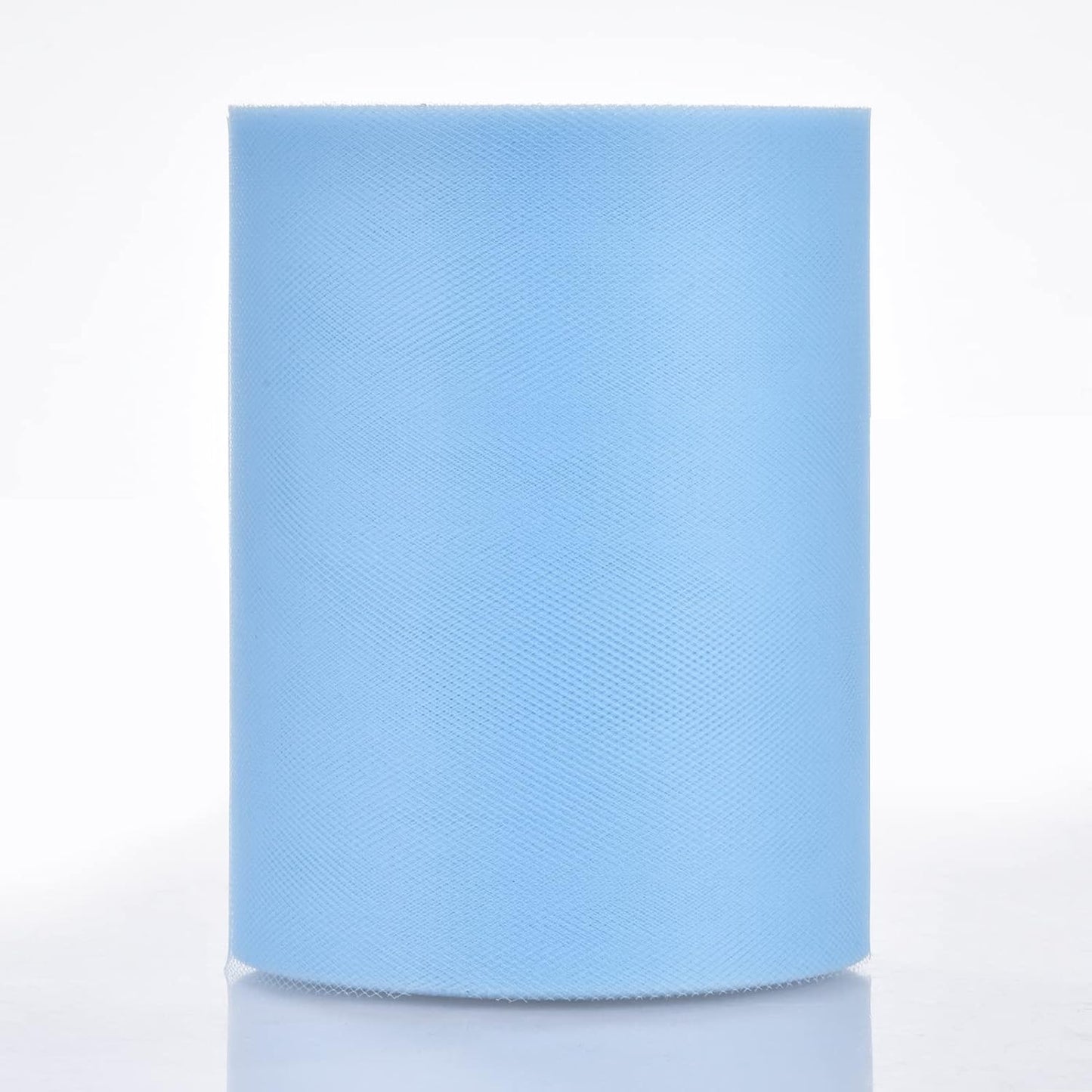 Tulle Rolls 6” by 100 Yards (300 feet) Tulle Roll Spool Fabric for DIY Tutu Skirts Wedding Baby Shower Crafts Decorations Party Supplies(Aqua Blue)
