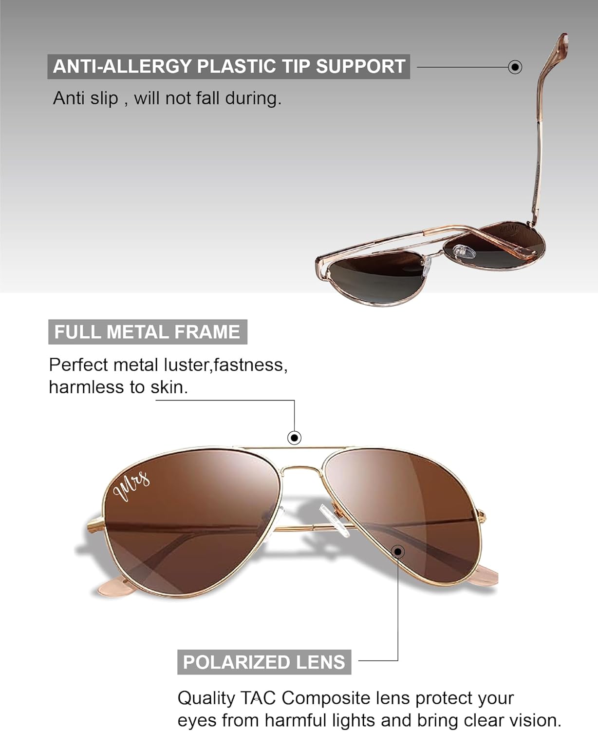 Bride and Groom Polarized Sunglasses for Wedding – UV400 Protection, Lightweight & Stylish Couple Sunglasses