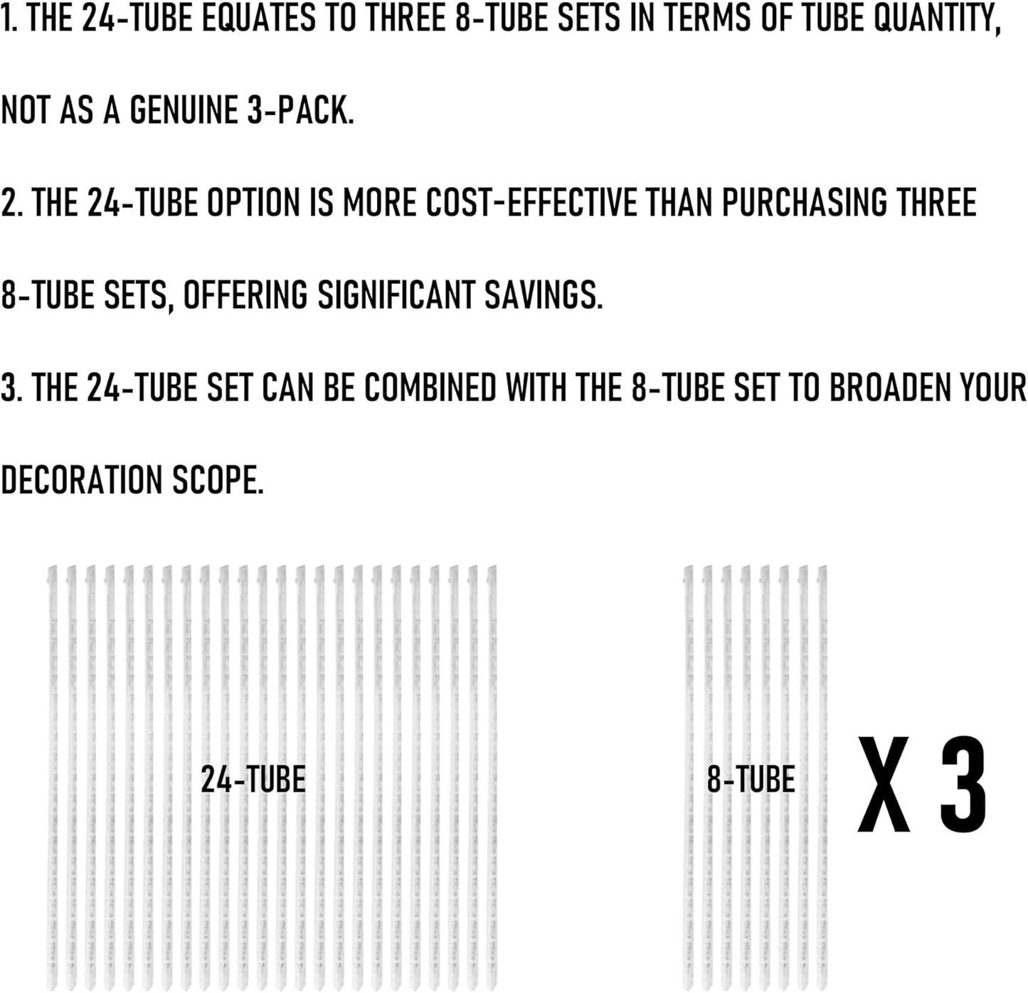 Dazzle Bright 864LED Christmas Light, Meteor Shower Rain Lights 11.8 Inch 24 Tubes, Waterproof Plug in Falling Rain Lights Christmas Decorations for Xmas Bushes Tree Yard Party (Blue)