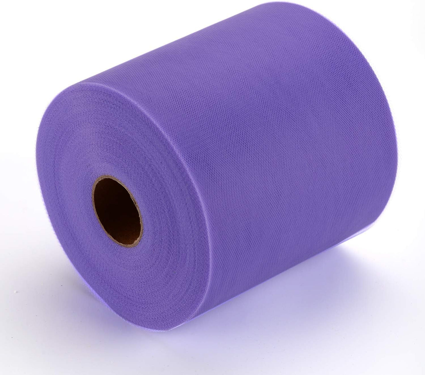 Tulle Rolls 6” by 100 Yards (300 feet) Tulle Roll Spool Fabric for DIY Tutu Skirts Wedding Baby Shower Crafts Decorations Party Supplies (Purple)