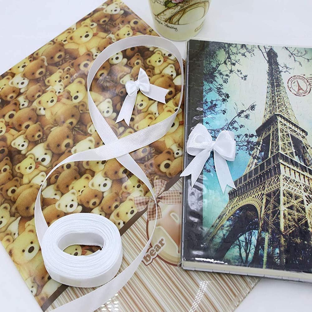 Cookie Bags for Packaging, Searik Translucent Plastic Cellophane Pastry Treat Bags for Party Gift Giving Bakery Bread Candy Chocolate Wrapping Goods with Stickers and Ribbon (3.5 x 8.8 Inches, 80 Pcs)