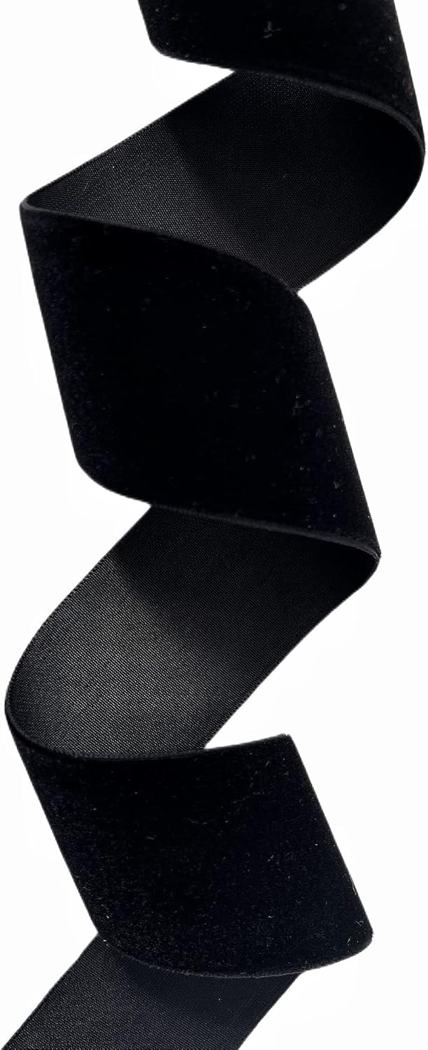 Velvet Ribbon, 1 1/2-Inch by 25-Yard Spool (Black)