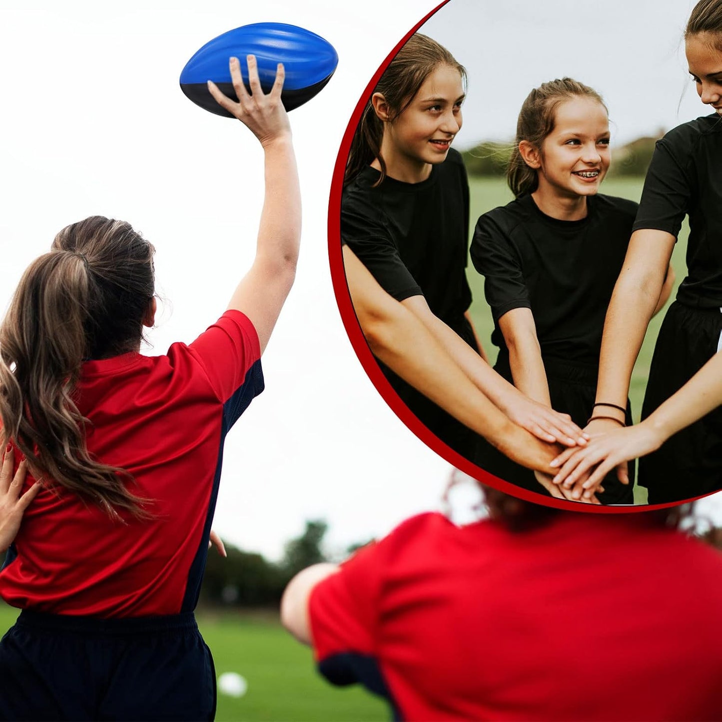 Jerify 12 Pcs Mini Footballs for Kids Spiral Foam Football Bulk 5 Inch Soft Small Waterproof Foam Ball Sports Birthday Toddler Football for Indoor and Outdoor Game(Assorted Color)