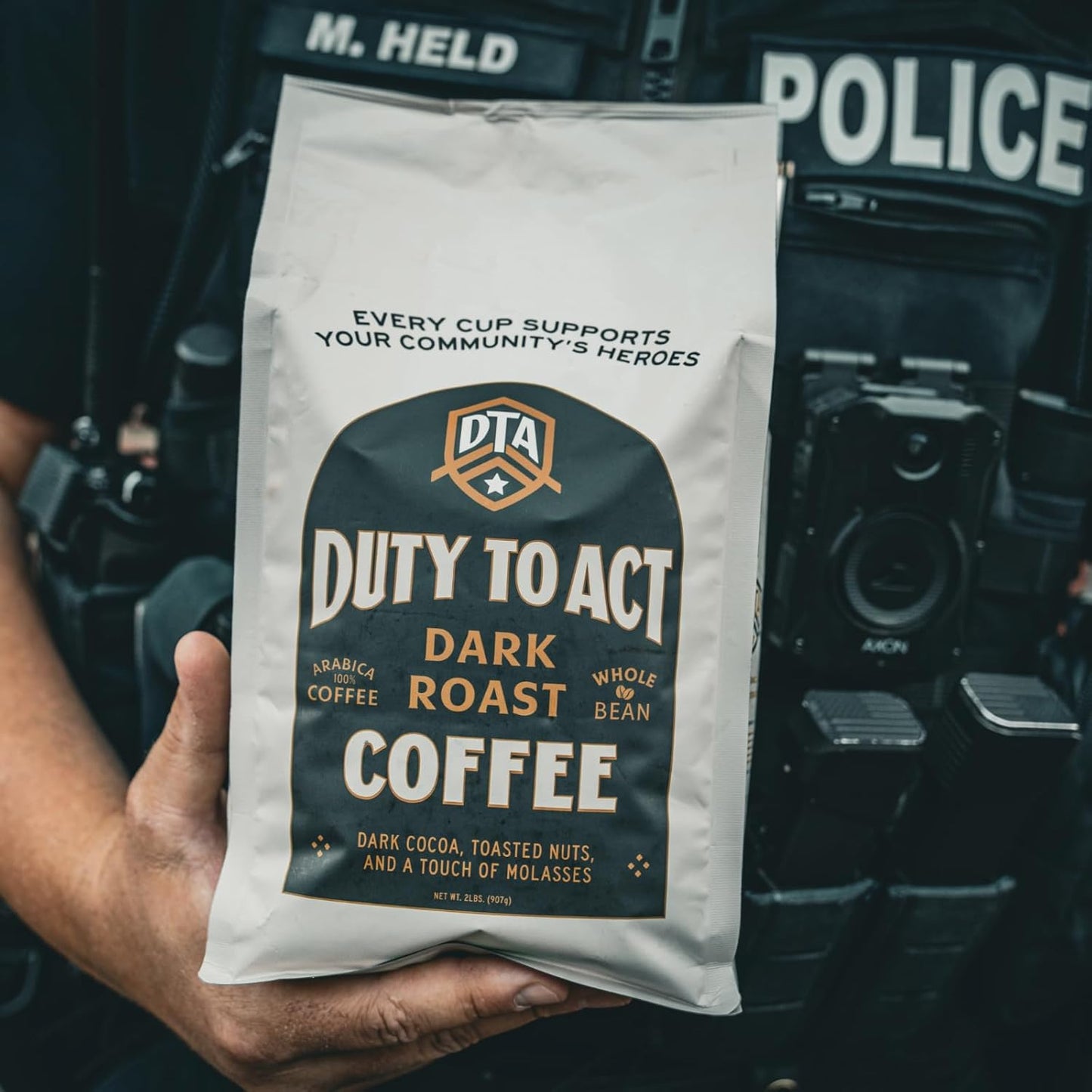 Duty to Act Medium Roast Whole Bean Coffee, 2 lbs (Pack of 3)