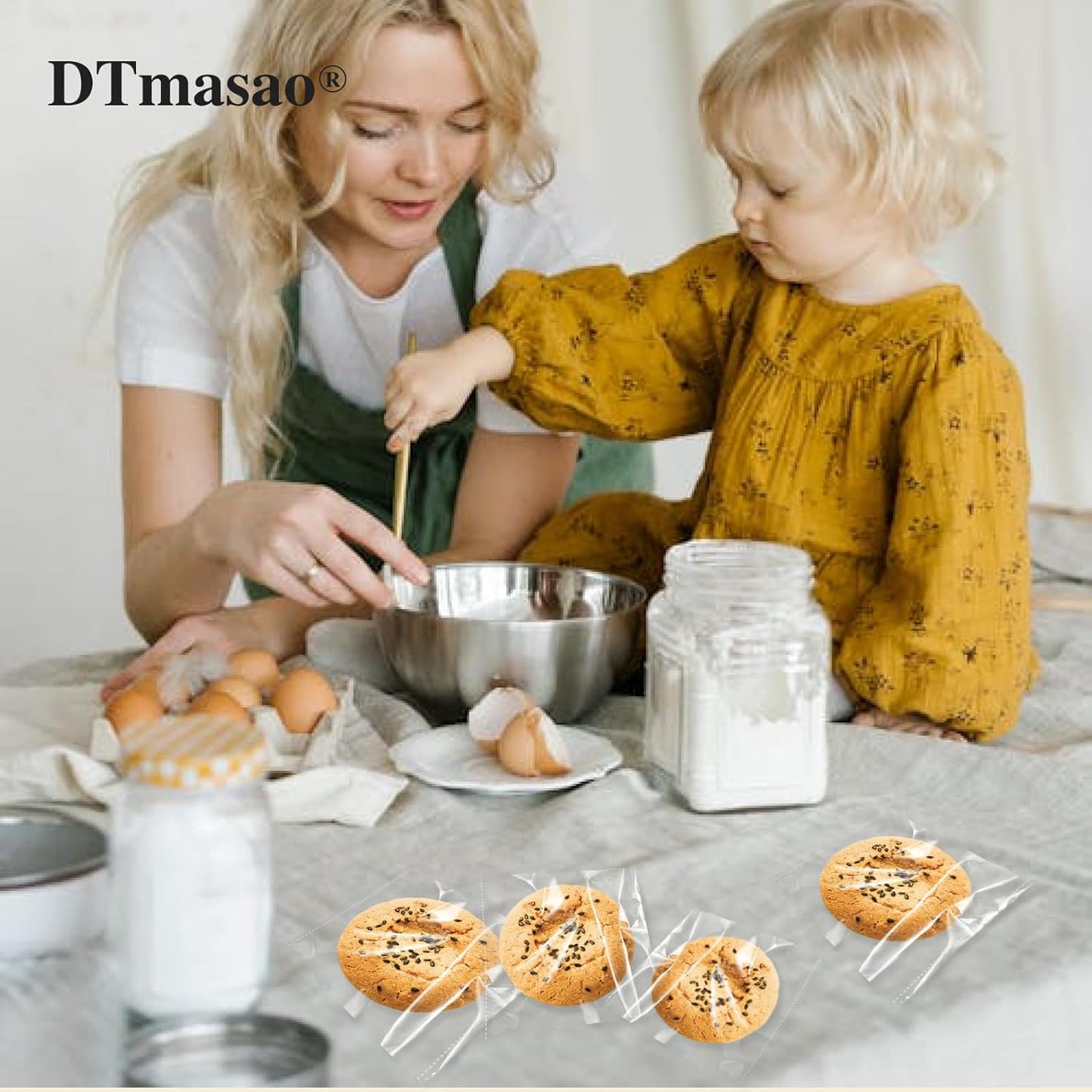 4x4 Inches 1200 Pcs Self Sealing Cellophane Bags Clear Cookie Bags Resealable Cellophane Bag for Packaging Gifts,Cookies,Favors,Products,Candy for Packaging 1200 Pieces 4"x4"