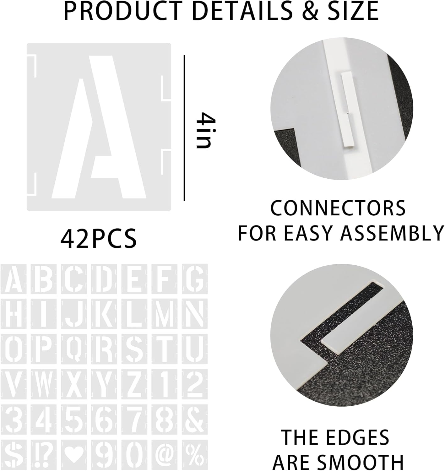 30 PCS DIY Burlap Banner with 42 PCS Letter Stencil Kit For Birthday Personalized Burlap Banner Set For Party