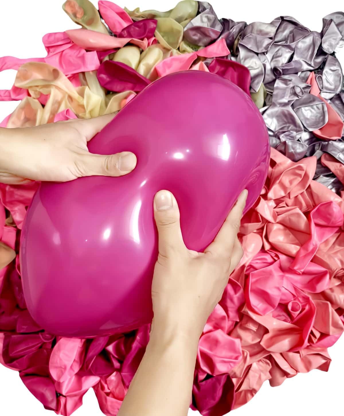 300 Pcs Pink Balloons 12 Inch Different Shades of Pink Party Balloon Set, Suitable for Wedding, Graduation, Birthday Party Various Event Decorations