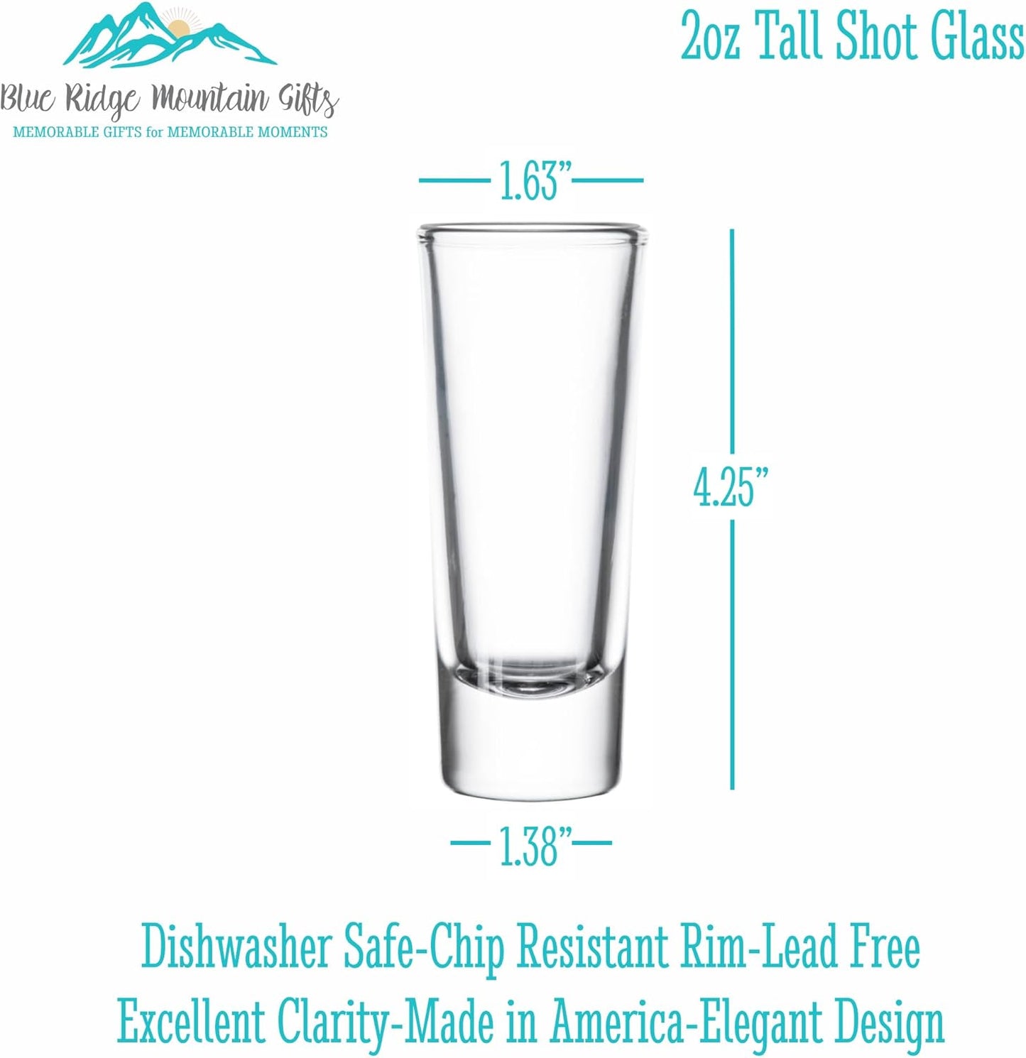 Custom Engraved 2 oz Shot Glass – Personalized Etching – Groomsman & Bridesmaid Gift – Wedding Favor (1)