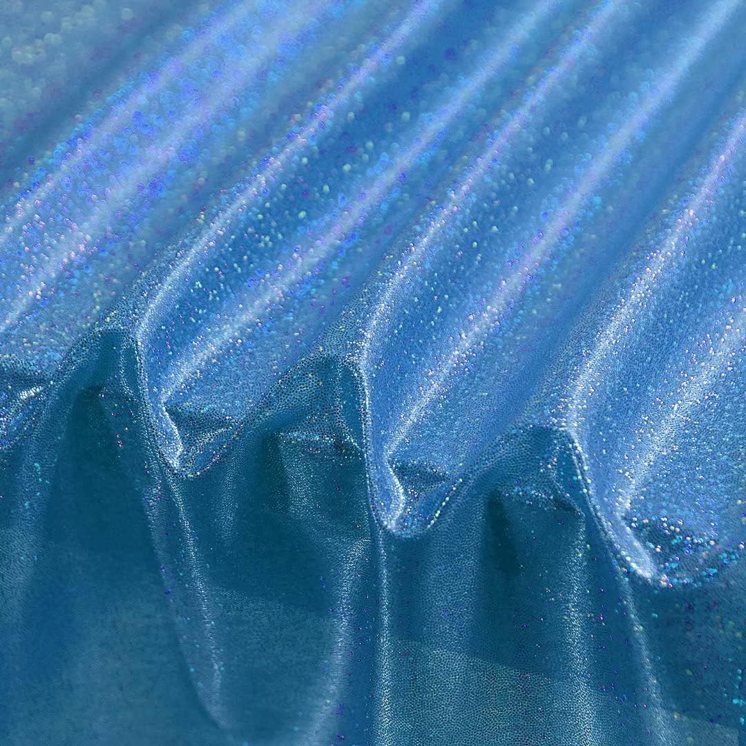 Fitable Sequin Tablecloth for Parties 60x120 Inch - Sparkle Glitter Table Cloth Laser Rectangle Overlay for Wedding Baby Shower Ceremony Birthday Holiday Banquet Decor, Blue