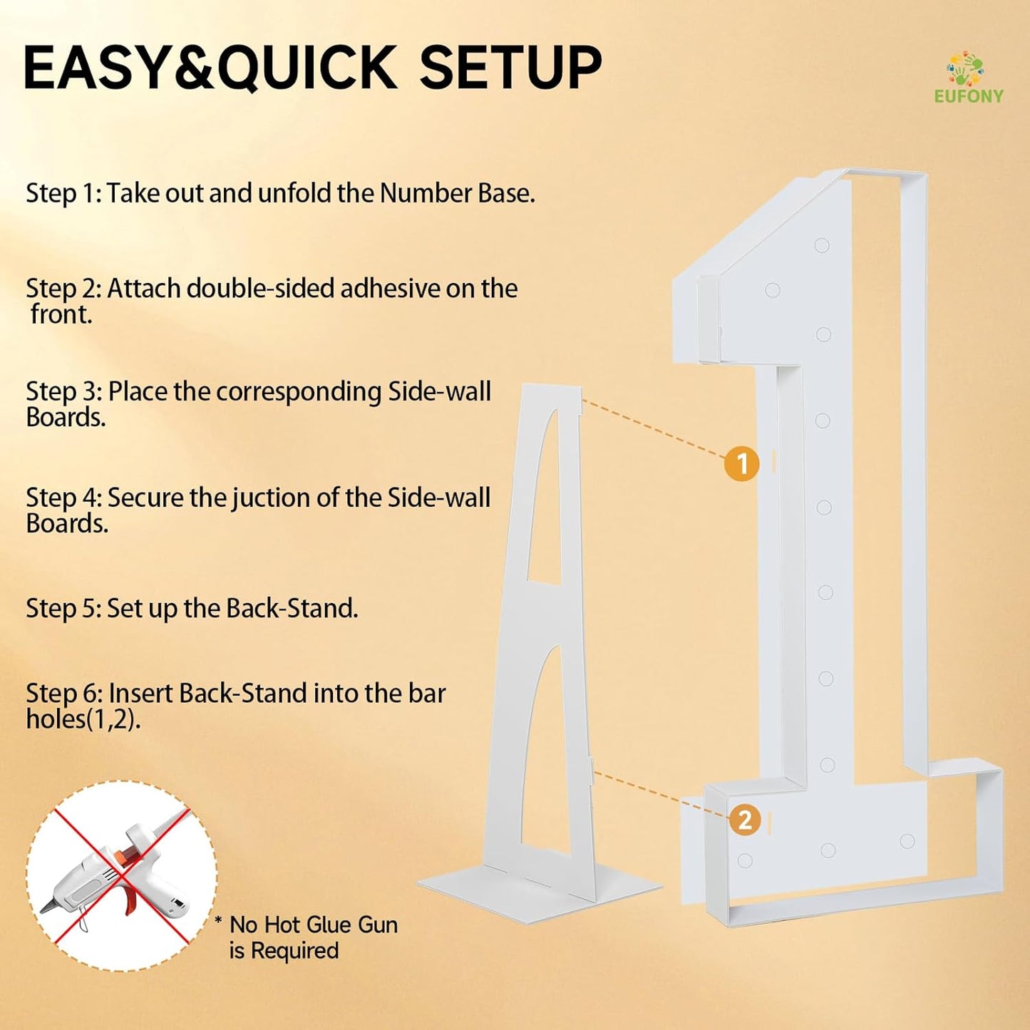 4FT Marquee Numbers, Large Light Up Numbers 3 for 3rd 13th 23th Birthday Party Decorations, Giant Light Up Number Anniversary Decor, 4 Feet Mosaic Number 3 with LED Lights DIY Kit