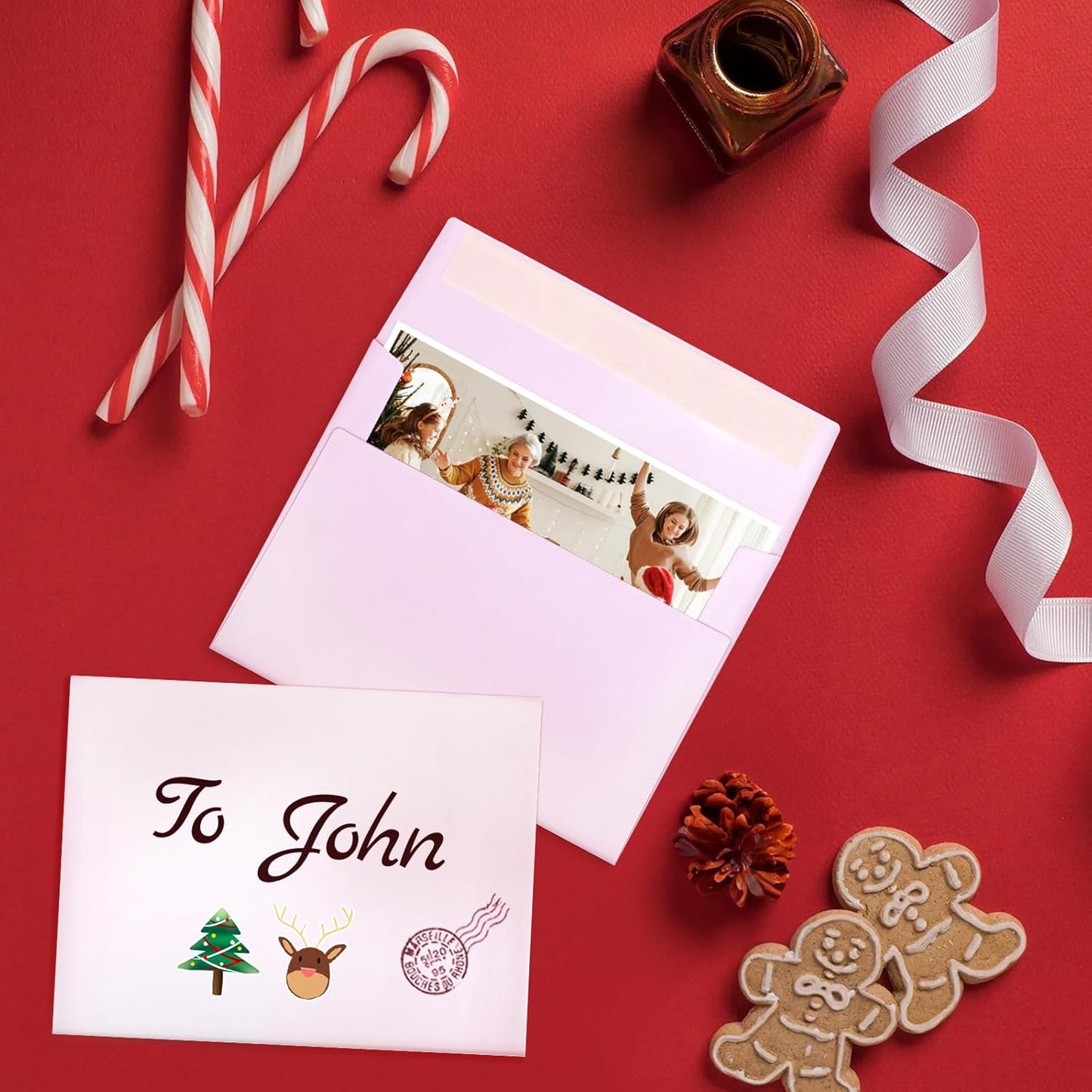 500 Pack A2 Invitation Envelopes - White Envelopes Self Seal, 4-3/8 x 5-3/4 Wedding Envelope Bulk for Photos, Postcards, RSVPs, Thank You Notes, Greeting Cards, Announcements