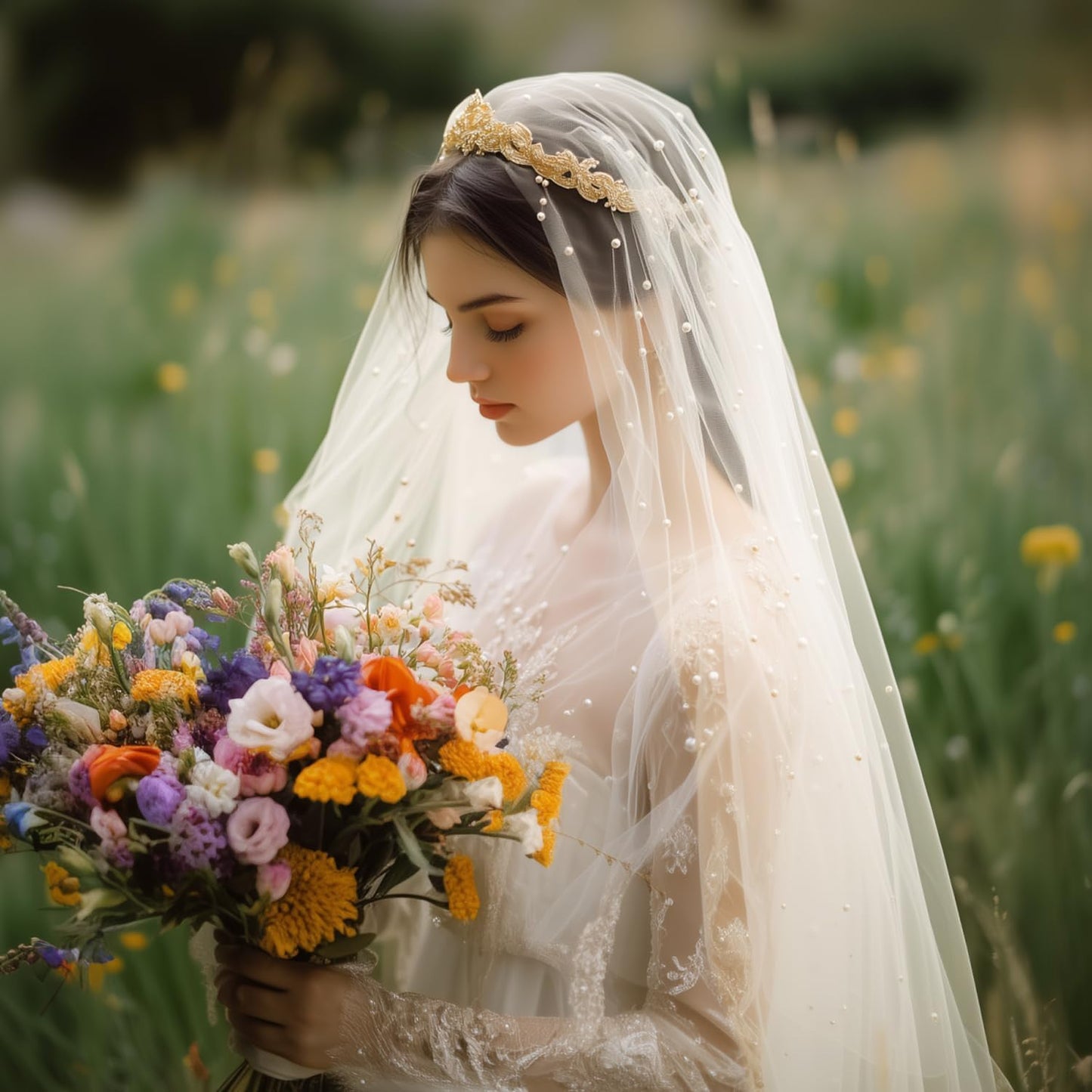 Artoid Mode Pearl Beige Gauze Table Runner 59x120 Inch , Seasonal Sheer Kitchen Dining Holiday Wedding Birthday Baby Shower Table Decor for Home Party