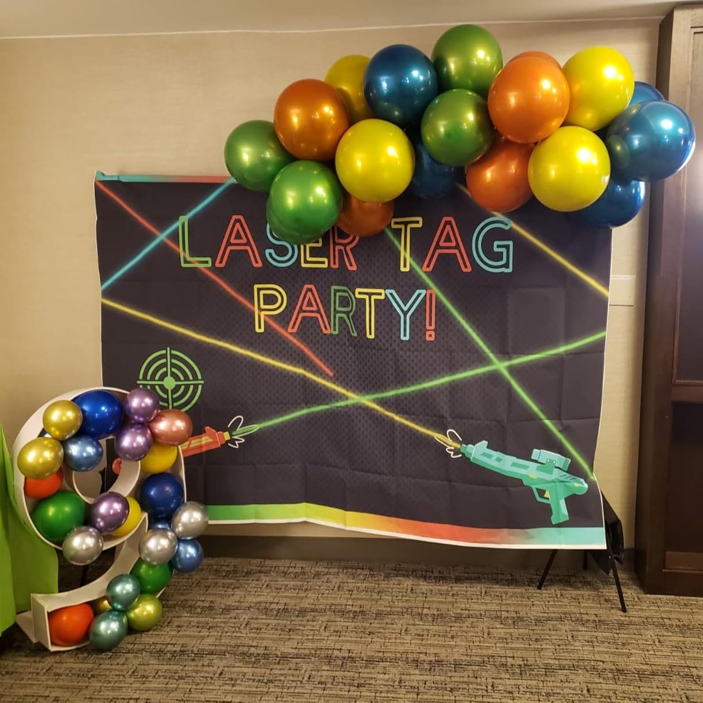 Double-stuffed Metallic Colorful Balloons, 50 Pcs 10 Inch Multicolor Balloons with Double Layer Design for Birthday Party, Wedding, Anniversary, and Celebration Decorations, Includes 10m White Ribbon