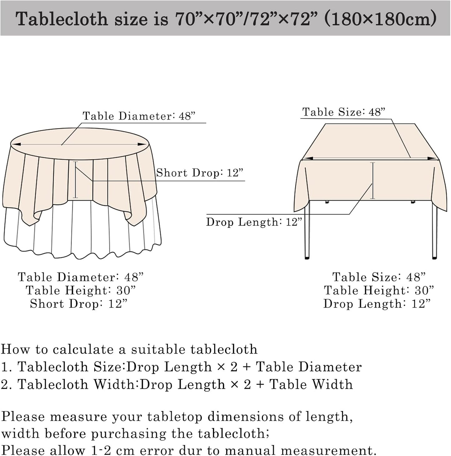 ShinyBeauty 2 Pack 72x72 Inch Silver Sequin Tablecloths - Elegant Square Glitter Tablecloth for Wedding, Birthday, and Party Decorations