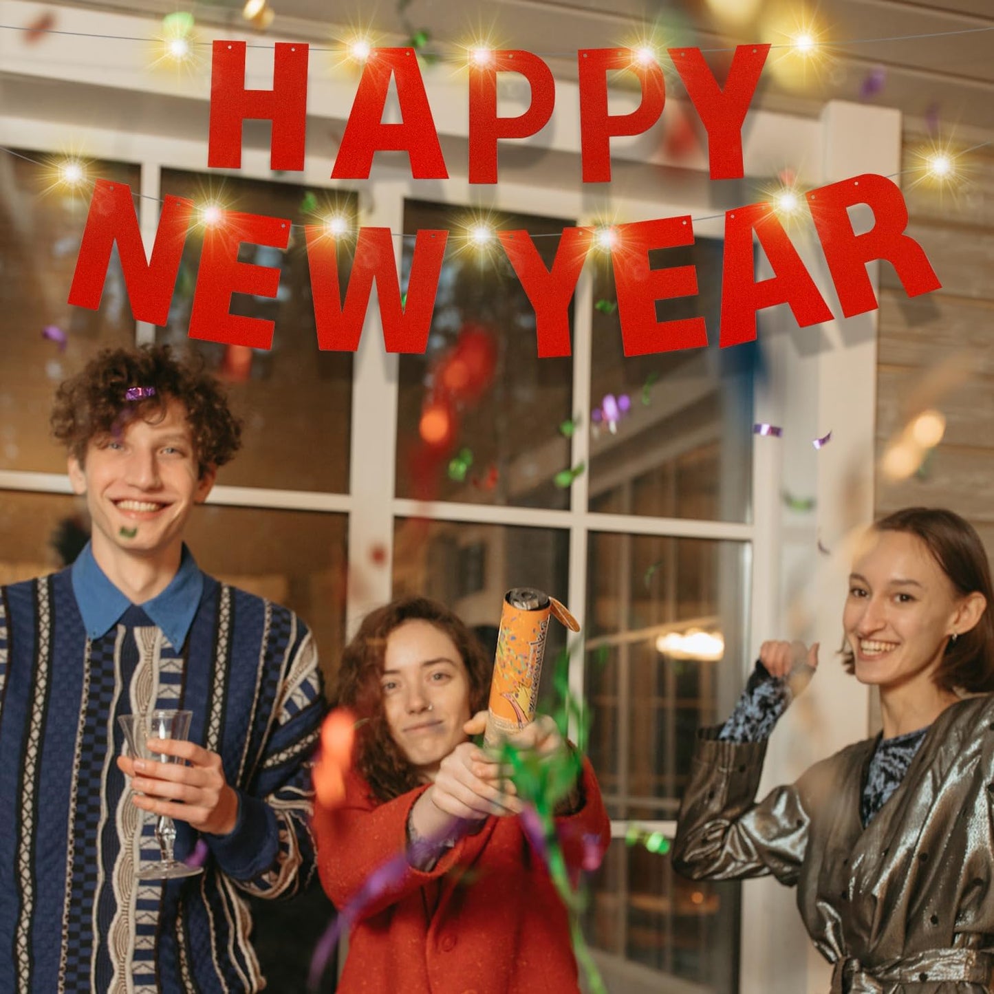 167Pcs DIY Glitter Customizable Banner Kit Happy Birthday Custom Letter Banners Happy Valentine's Day Banners Love Heart Personalized Banner Decor Birthday Party Decorations Supplies(Glitter Red)