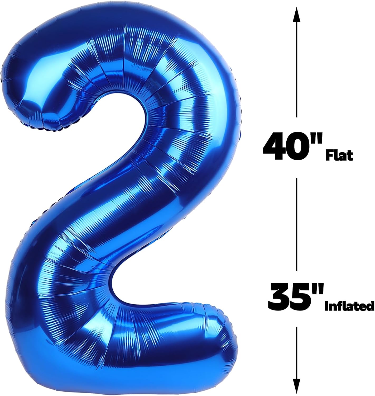 Giant Navy Blue 12 Balloon Number 40 Inch, 12 Number Balloons Birthday Supplies, 12 Year Old Birthday Party Celebration, 12 Balloons Graduations Anniversary Decorations