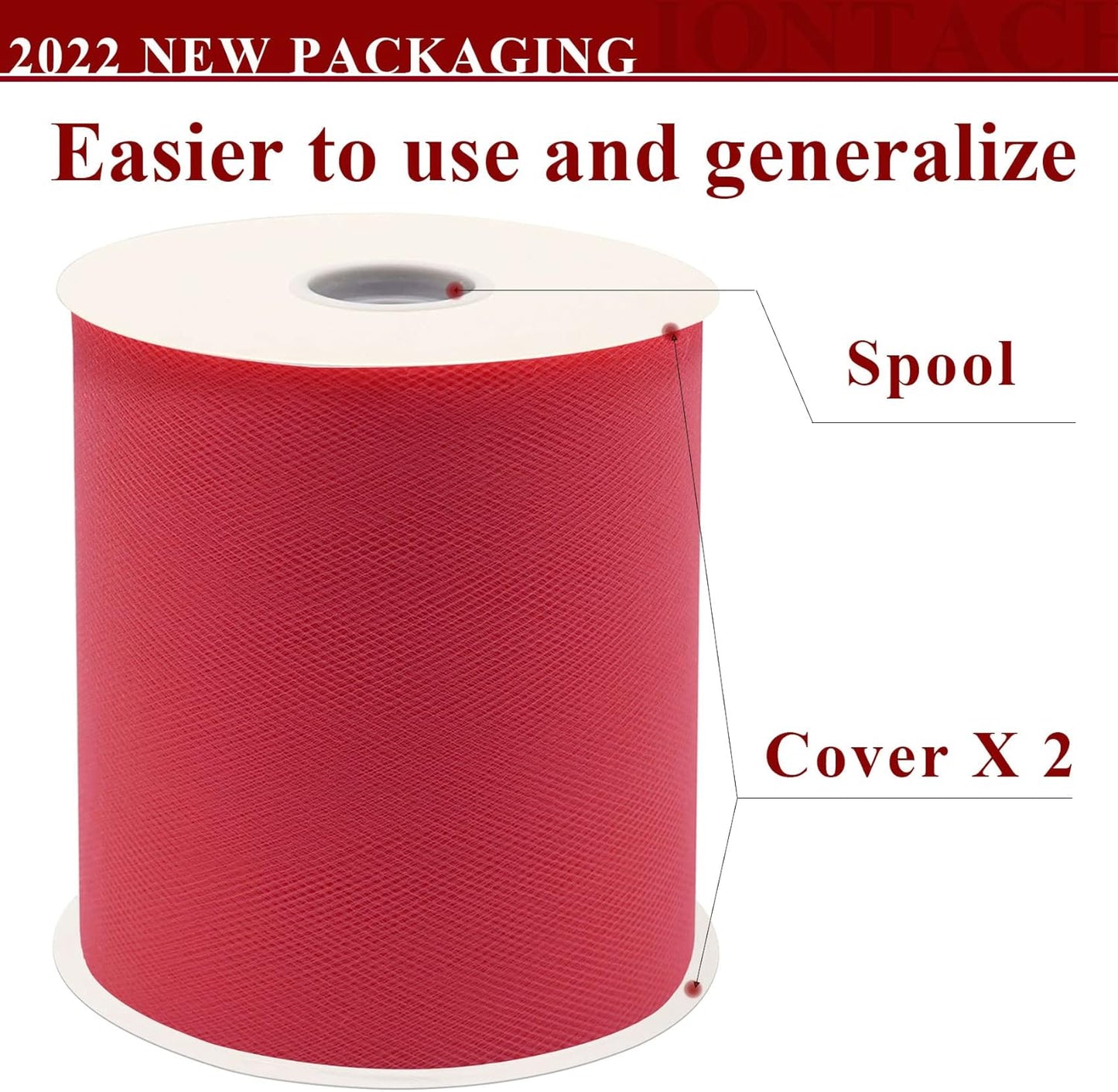 Coral Tulle Fabric Rolls 6 Inch by 200 Yards (600 feet) Fabric Spool Tulle Ribbon for DIY Coral Tutu Bow Baby Shower Birthday Party Wedding Decorations Craft Supplies