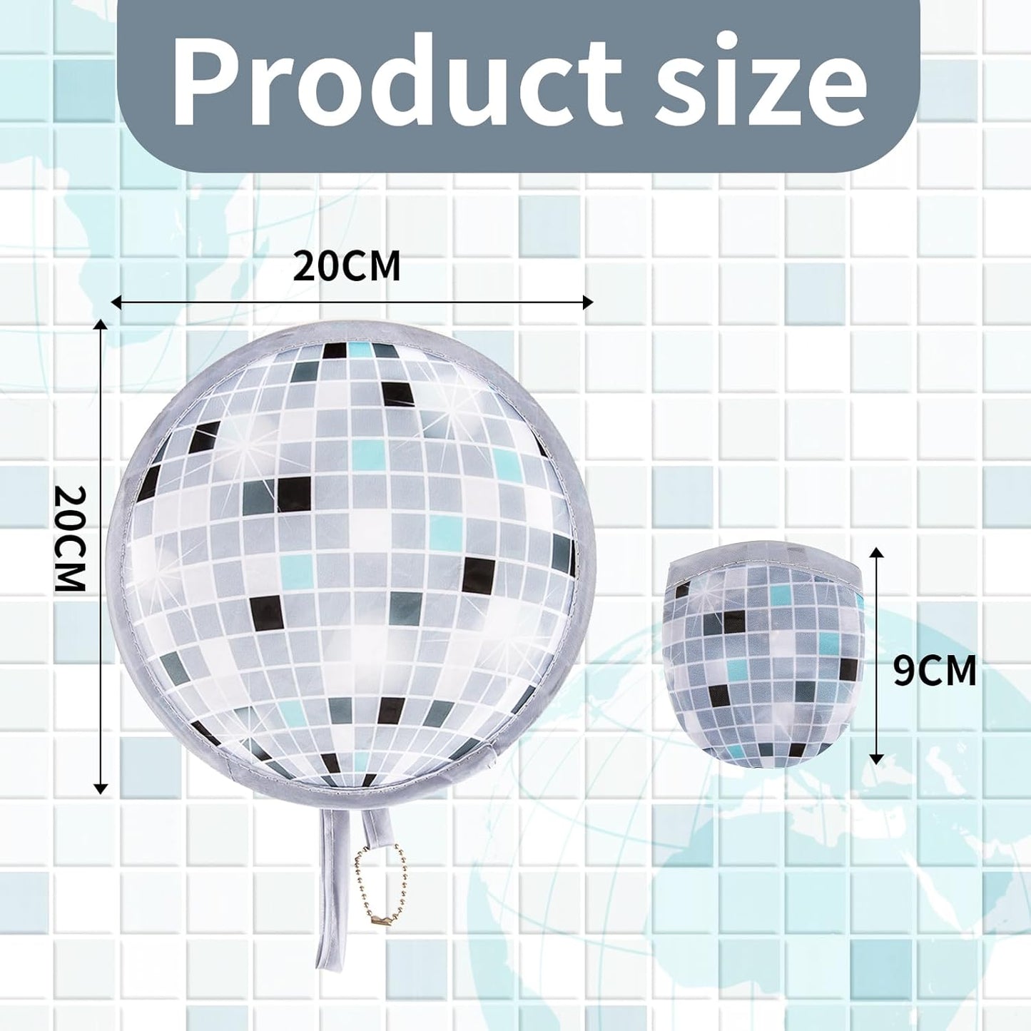 4pcs Disco Round Foldable Hand Fan Japanese Foldable Fan Style Handheld Compact Cooling Fans,Round Folding Fan for Outdoor Games,Xmas Decoration,Festival,Party Favors,Travel,Events