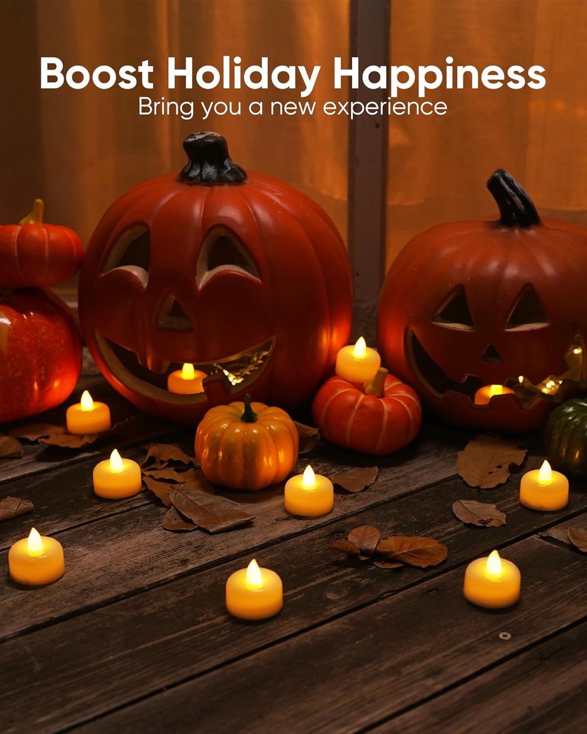 Amagic 150 Pack Flameless LED Tea Lights Candles Battery Operated, Electric Fake Tealight Candles for Votive, Halloween, Christmas, Home Decor, Wedding, Table Decor (150Pack)